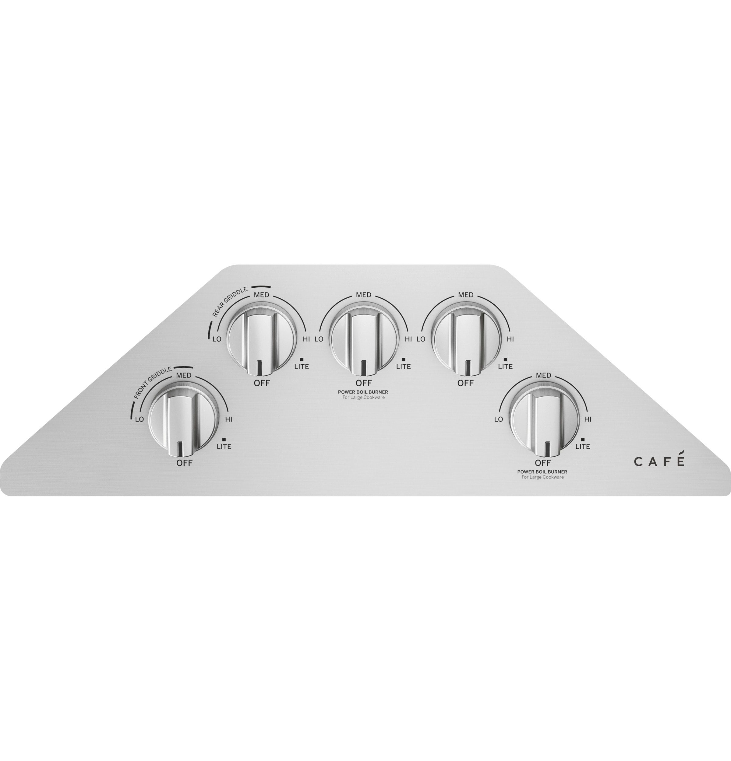 Cafe 36-in 5 burners Stainless steel Gas Cooktop