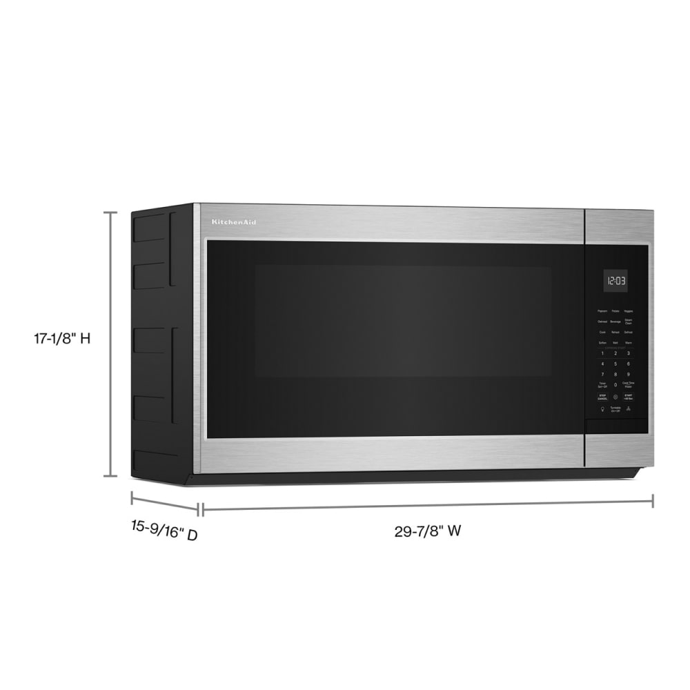 KitchenAid KitchenAid 1 9 cu ft Over the Range Microwave
