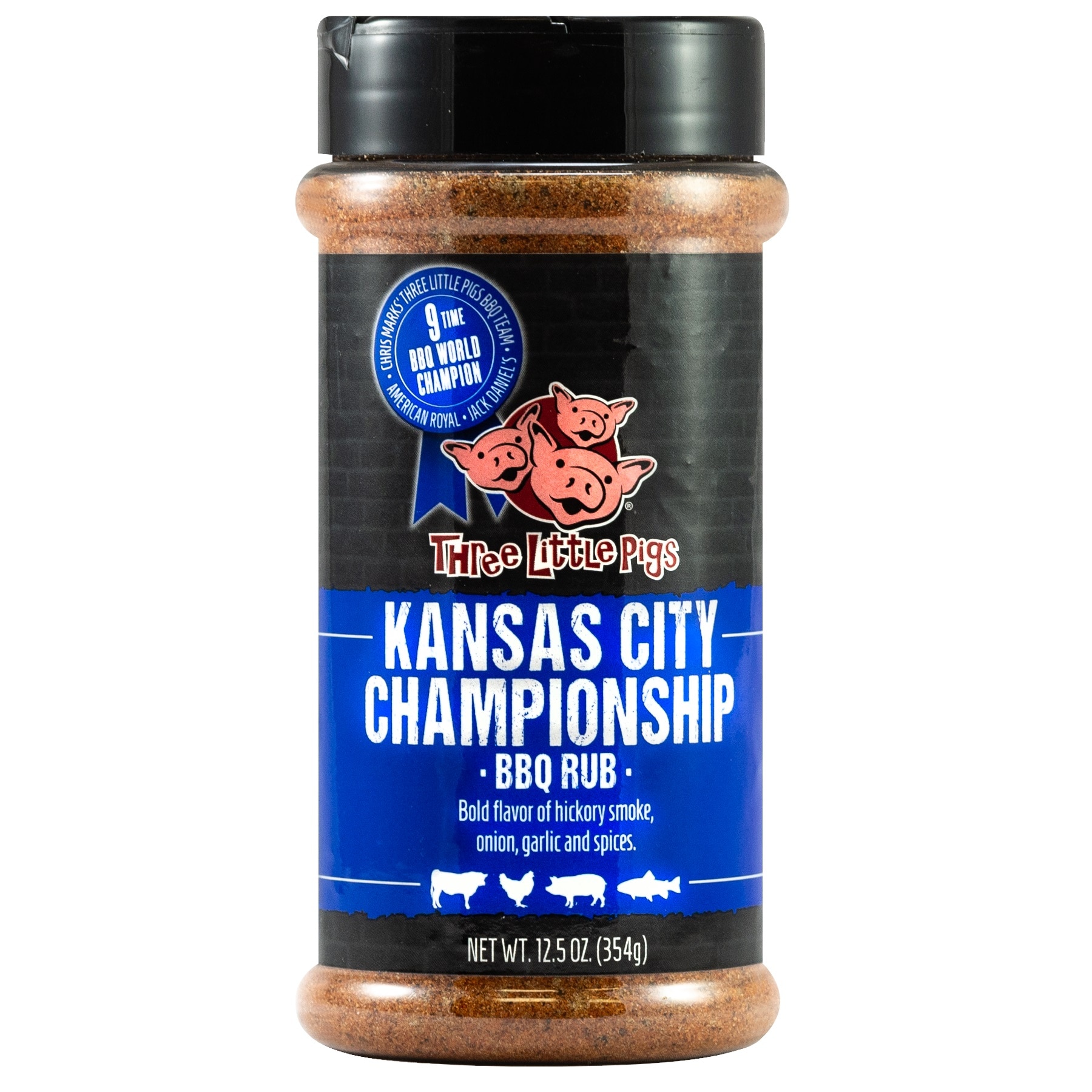 Three Little Pigs 12.5-oz Kansas city BBQ style Seasoning blend