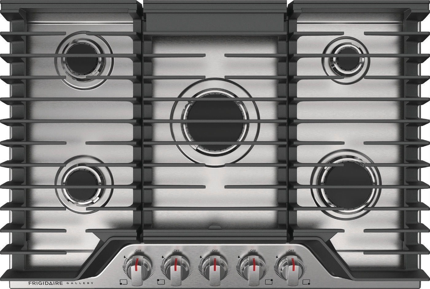 Frigidaire Gallery 30-in 5 burners Stainless steel Gas Cooktop