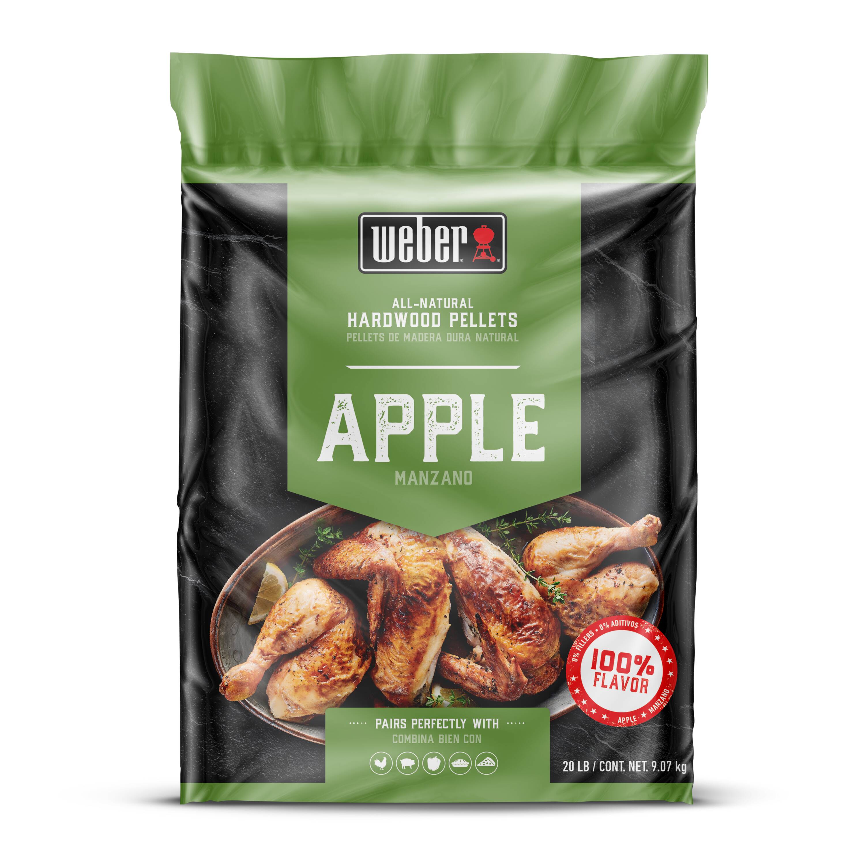 Weber Apple 20-lb Wood Pellets