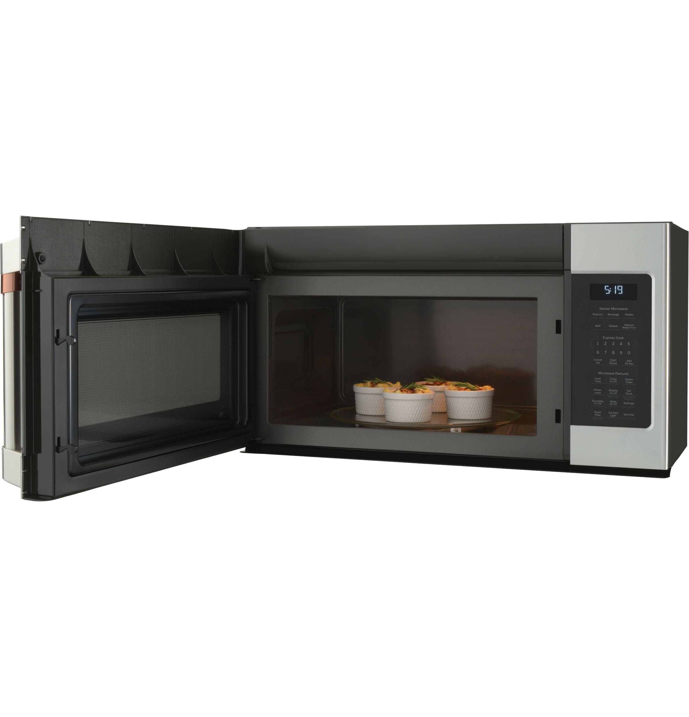 Cafe 1 9 cu ft Over the Range Microwave with Sensor Cooking Stainless Steel