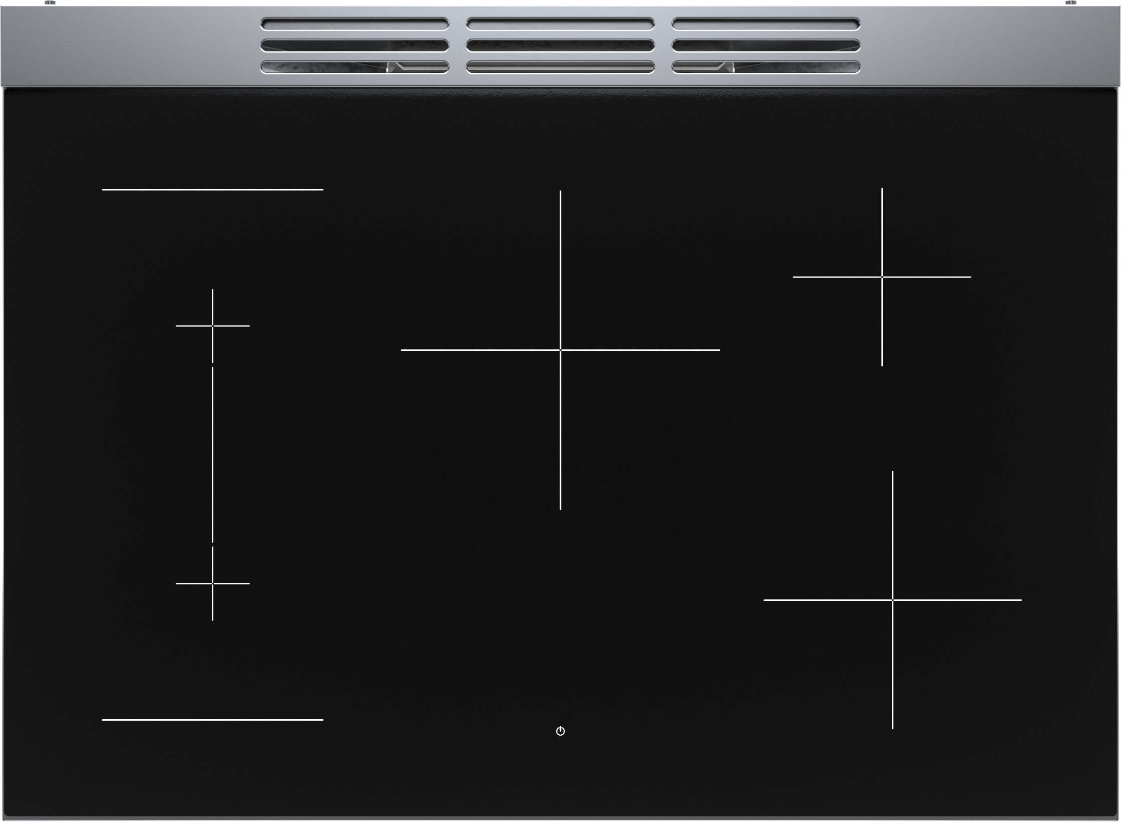 Bosch 800 Series 36-in 5 Burners 3.7-cu ft Convection Oven Freestanding Single Induction Range (Stainless Steel)