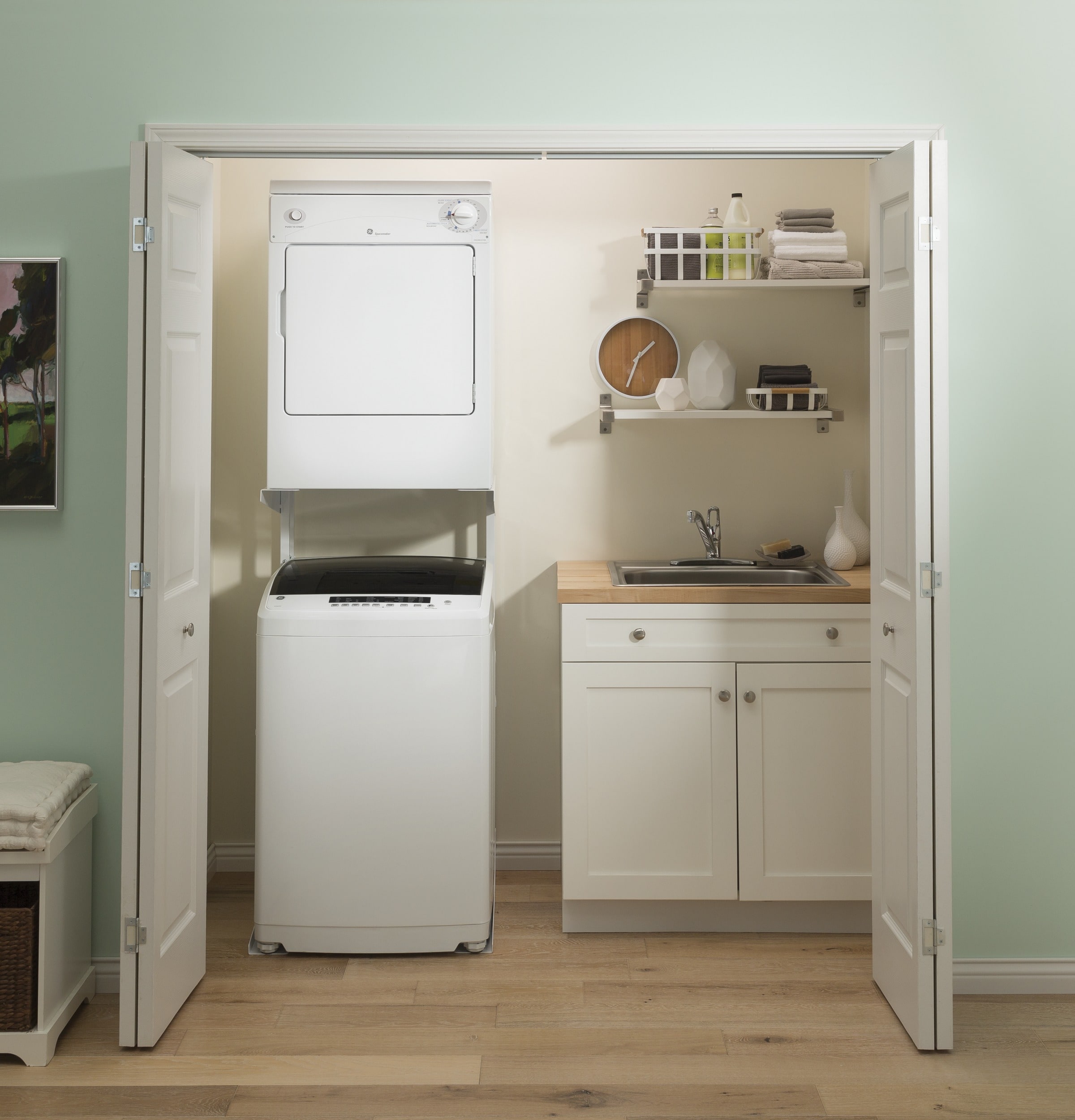 GE Laundry Stacking Kit White