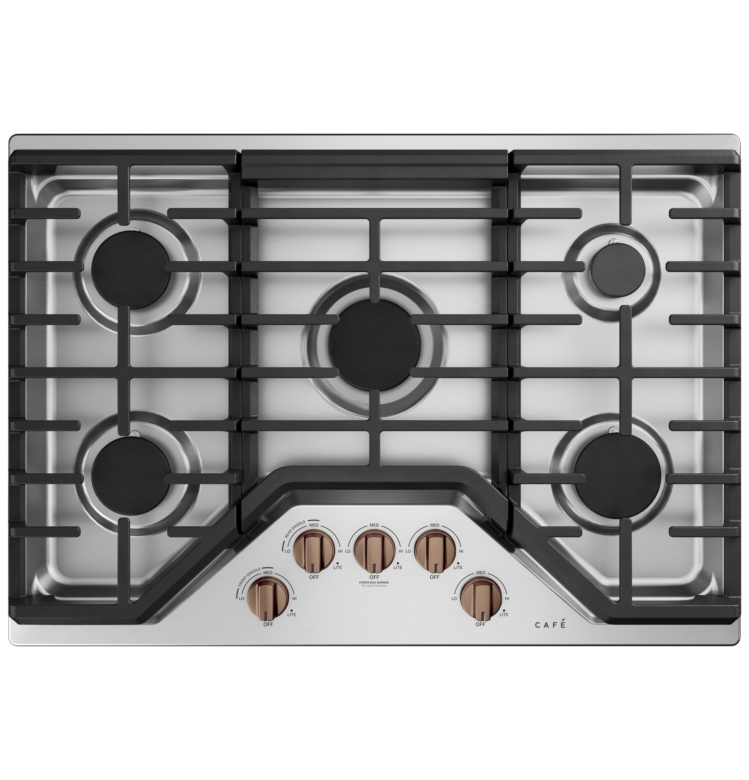 Cafe 30-in Gas cooktop Knob kit ( Brushed Copper )