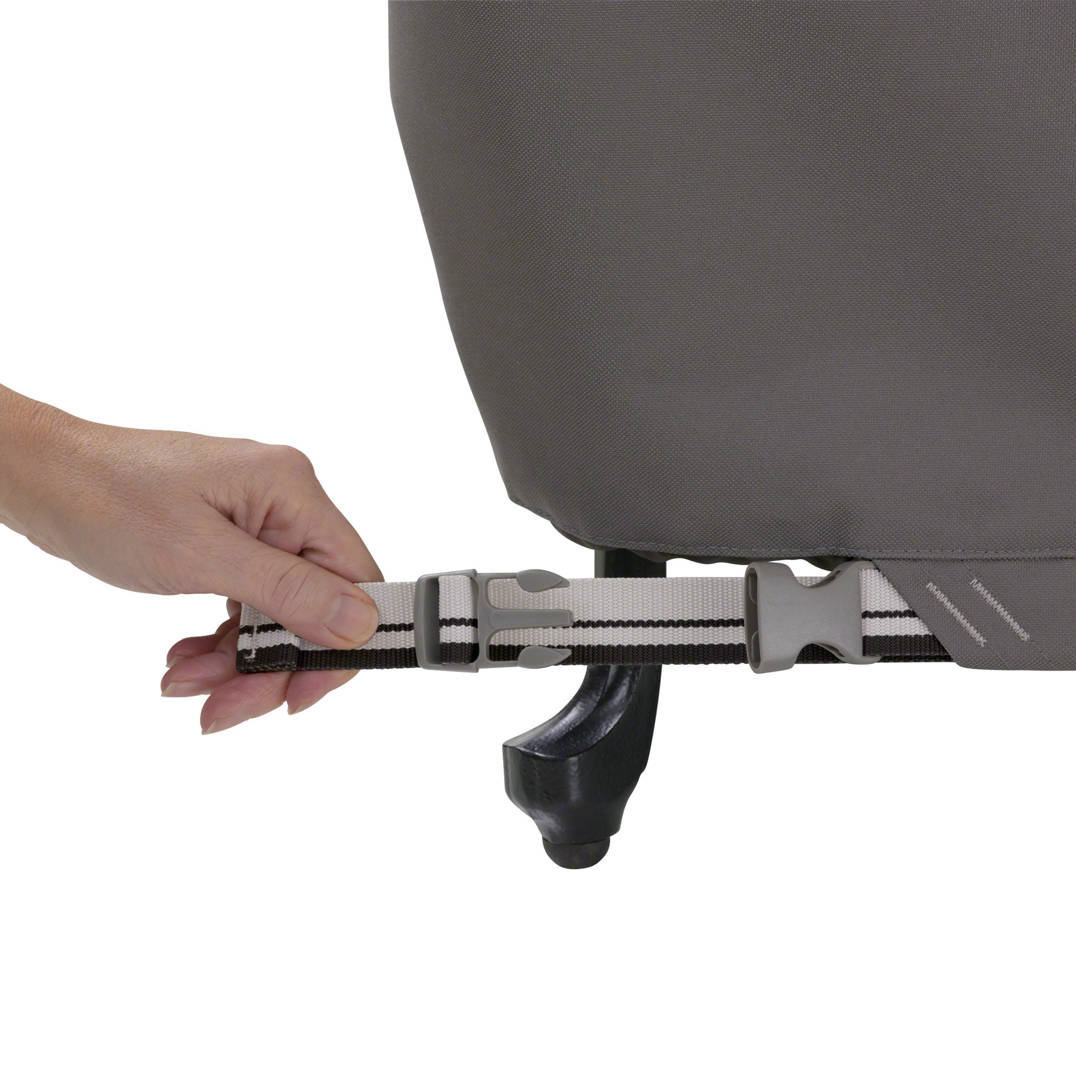 Classic Accessories Ravenna 26.5-Inches W x 38-Inches H Dark taupe Charcoal kettle grill Cover