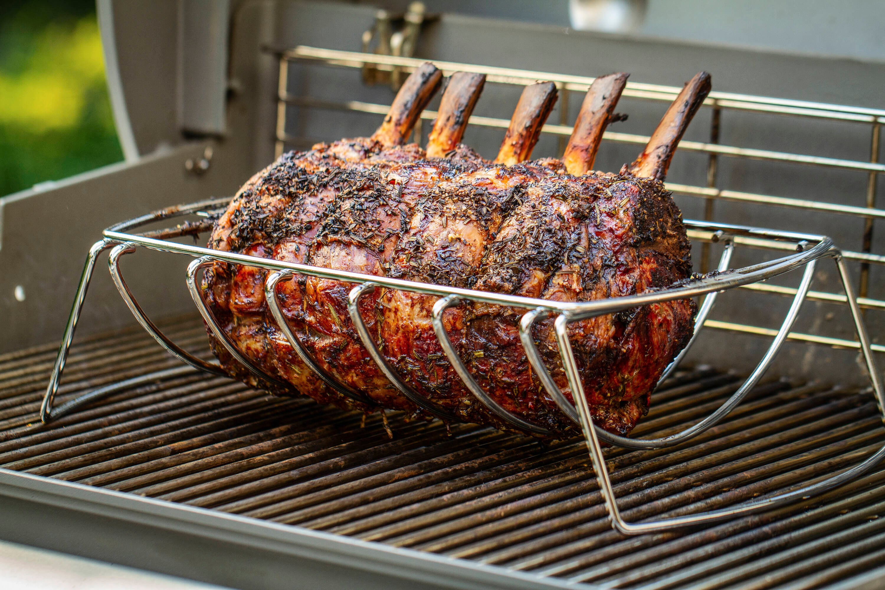 Weber Steel Roaster/Rib rack