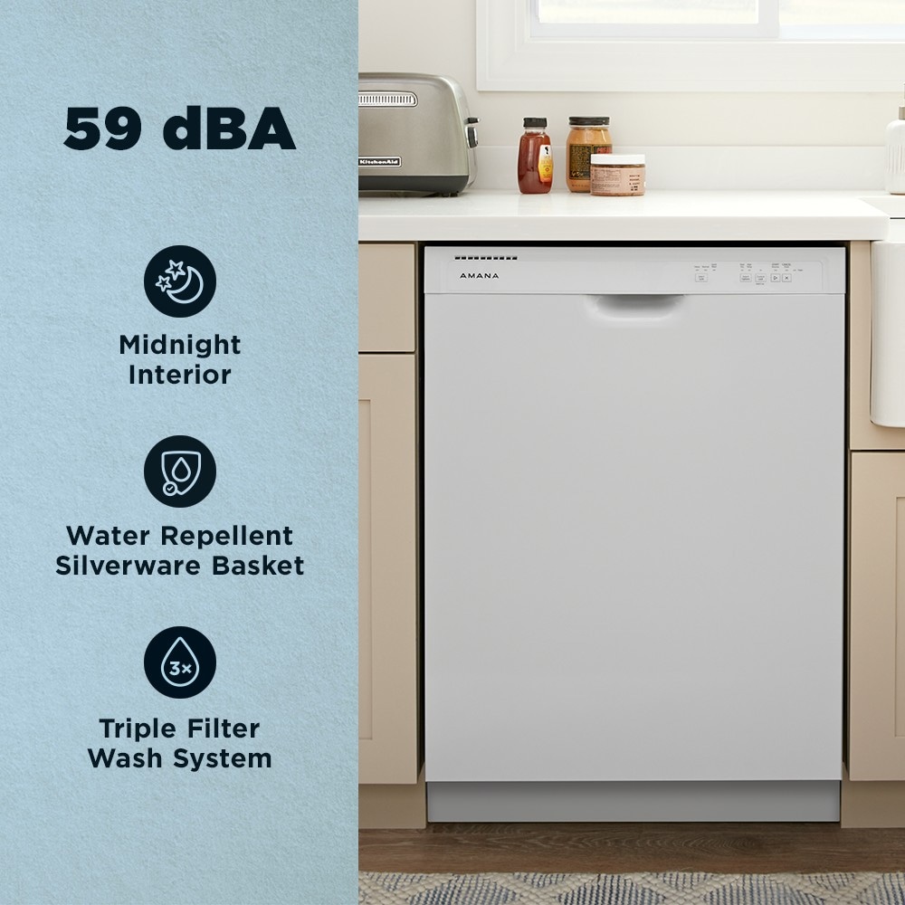 Amana Amana Dishwasher with Dark Interior