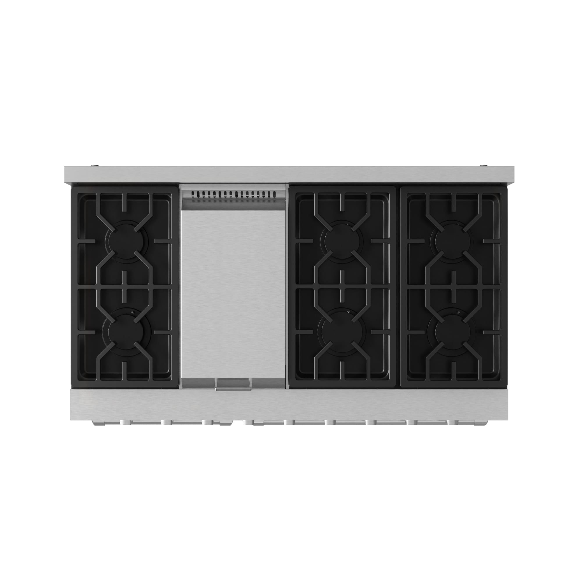 Thor Kitchen Gordon Ramsay Series 48-in 7 burners 4.6-cu ft / 2.2-cu ft Convection Oven Freestanding Double Oven Gas Range ( Stainless Steel )