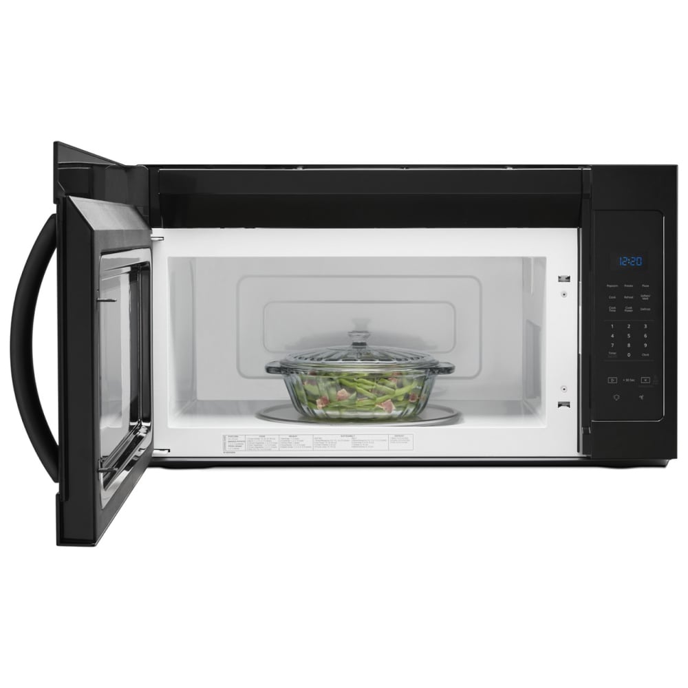 Whirlpool 1 7 cu ft Over the Range Microwave Black