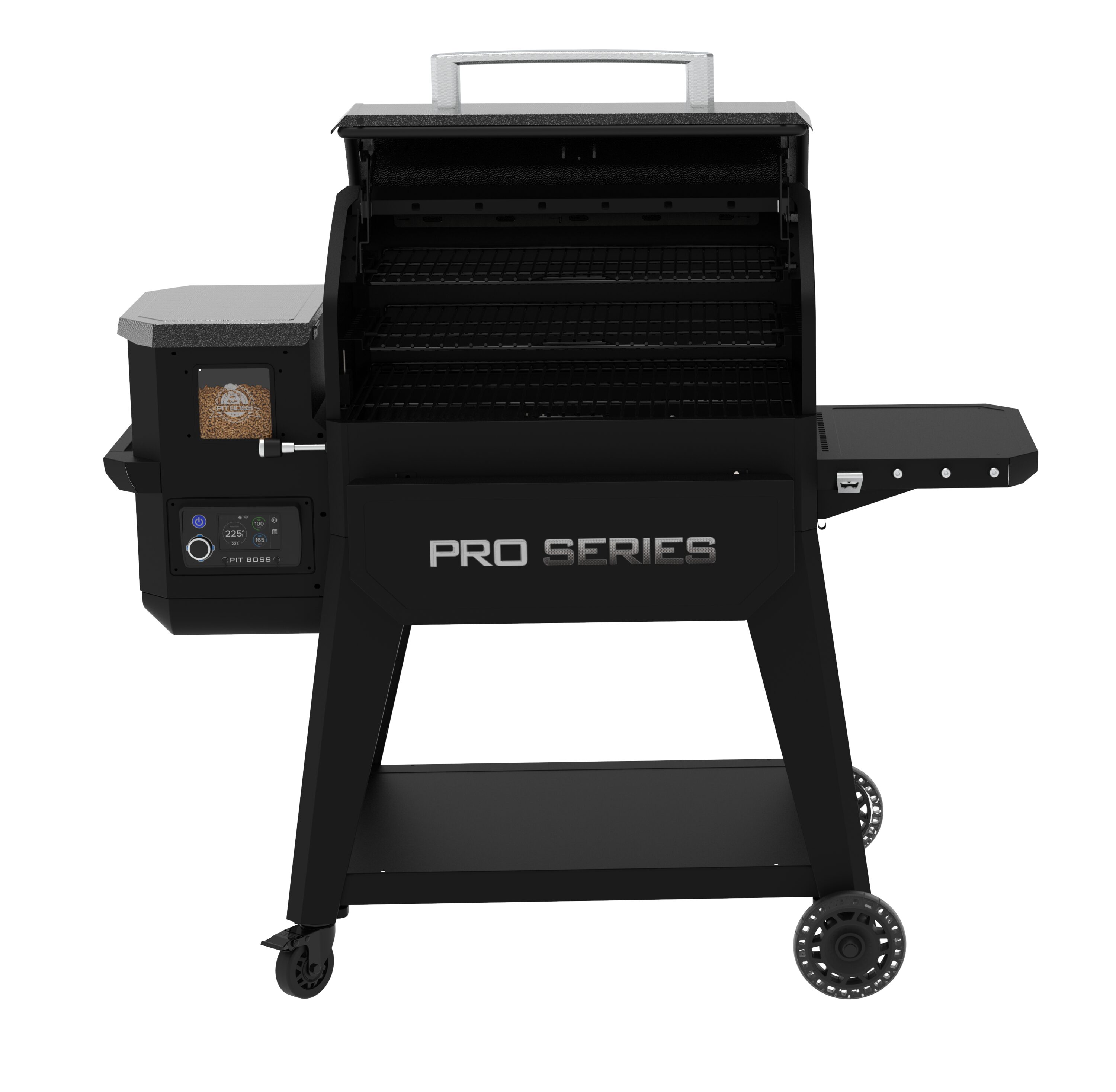 Pit Boss Pro Series 1300 Black Pellet Grill with Smart Compatibility