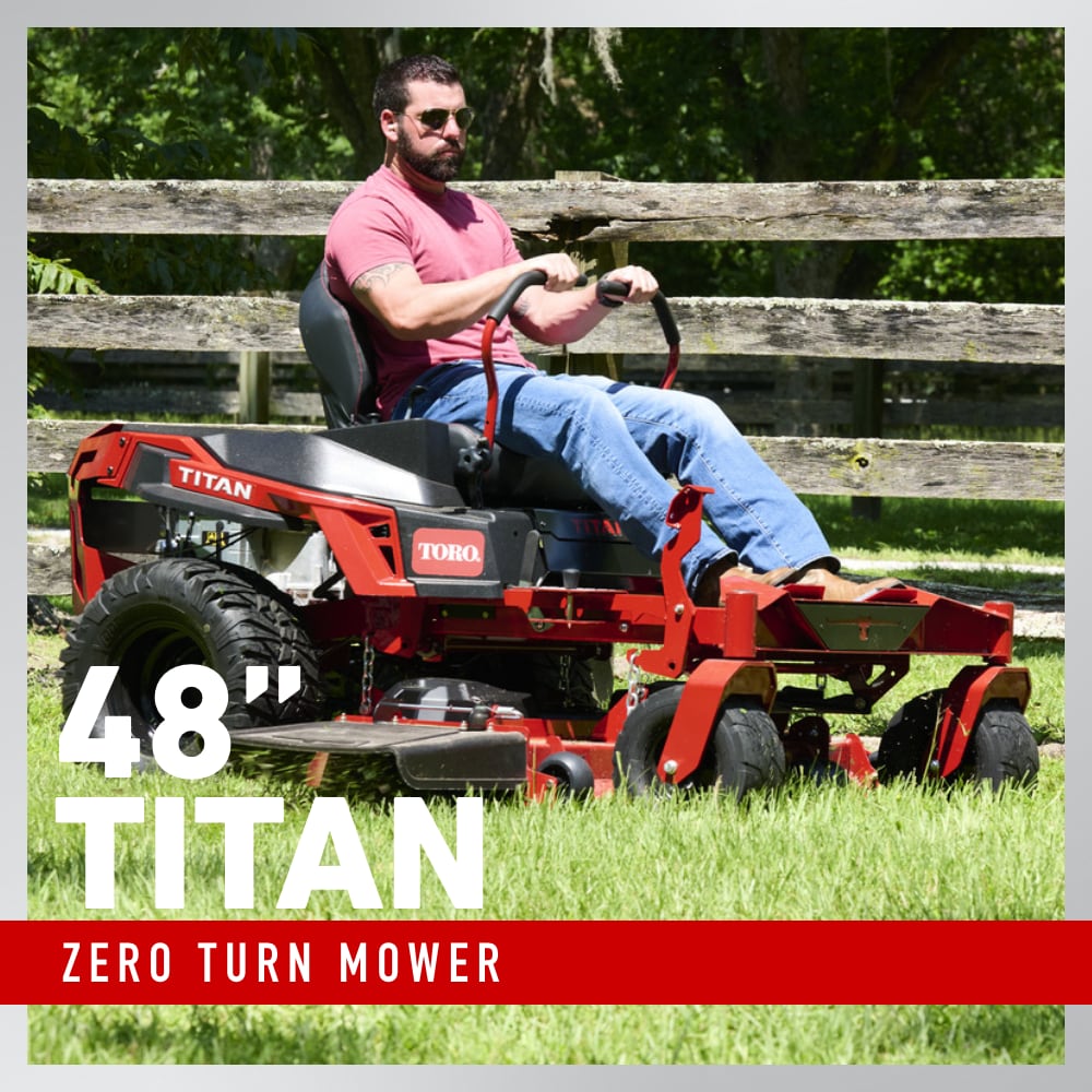 Toro Titan 48-in 23 -HP V-twin Gas Zero-turn Riding Lawn Mower