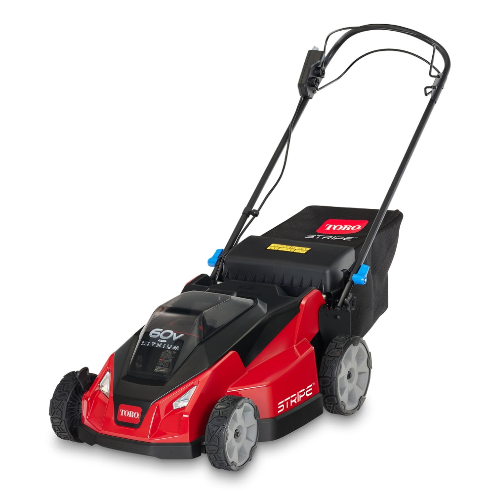 Toro Stripe 21-in 60-volt, Self-Propelled Battery Walk Mower with (1) 6ah Battery Included