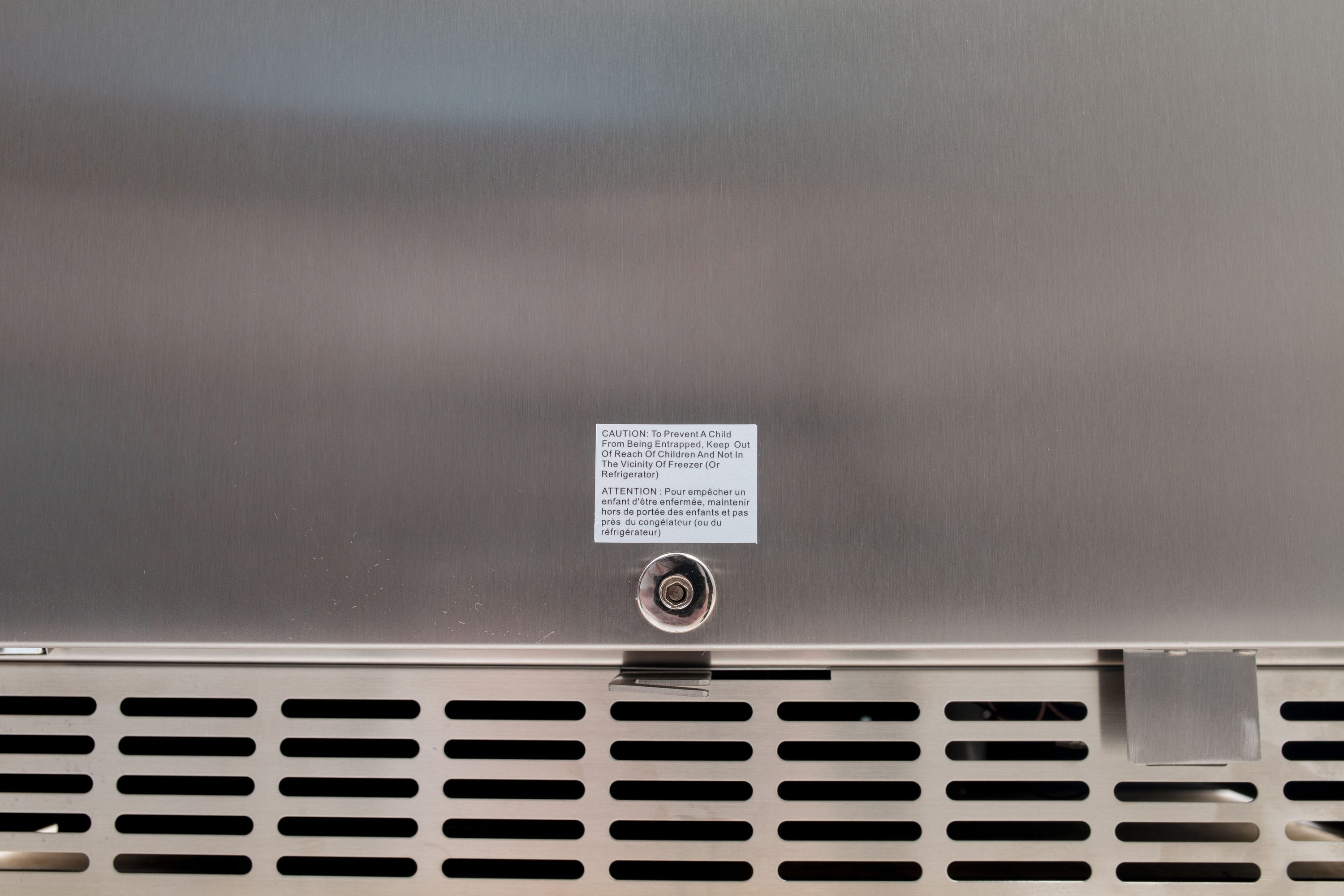 EdgeStar 23.4375-in W 142 -Can Capacity Stainless Steel Built-in/Freestanding Indoor Beverage Refrigerator