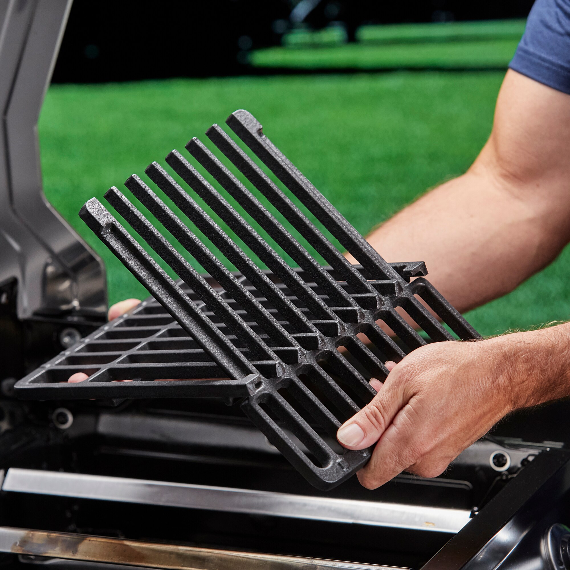 Master Forge 19.5-in x 7.75-in Rectangle Cast iron Grilling grate