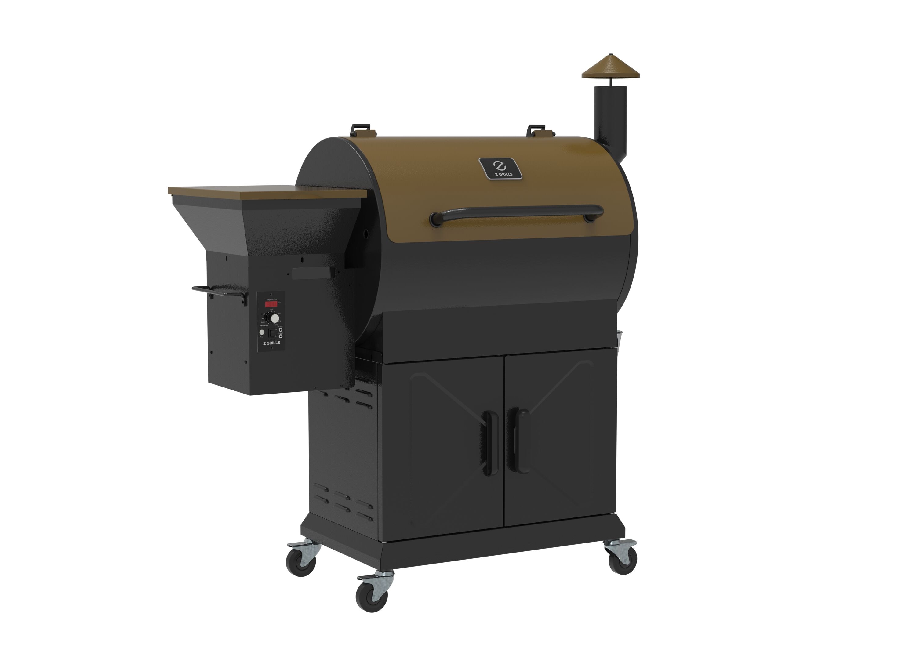 Z GRILLS ZGrill 697-Sq. in Rose Gold Pellet Grill with Smart Compatibility