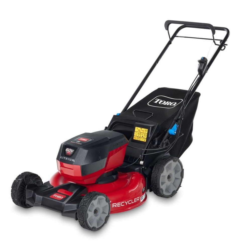 Toro Recycler 21-in 60-volt, Self-Propelled Battery Walk Mower with (1) 6ah Battery Included