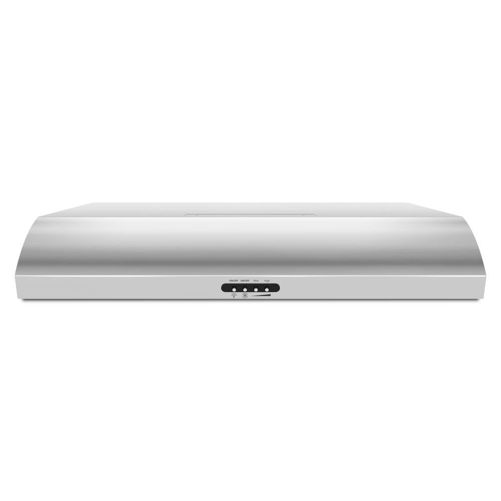 Whirlpool 30 in Convertible Stainless Steel Undercabinet Range Hood Common 30 in Actual 29 938 in