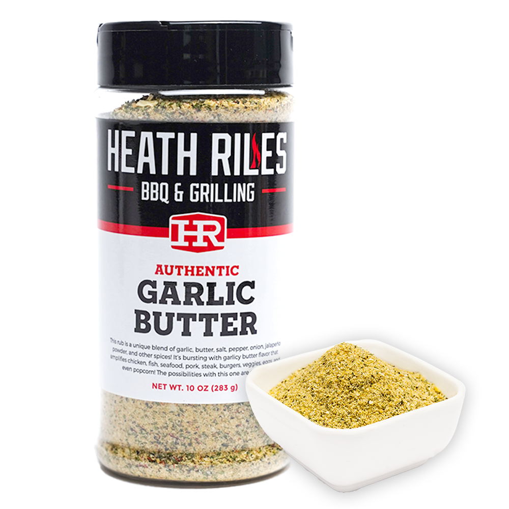 Heath Riles BBQ 16-oz GARLIC BUTTER Rub/Seasoning