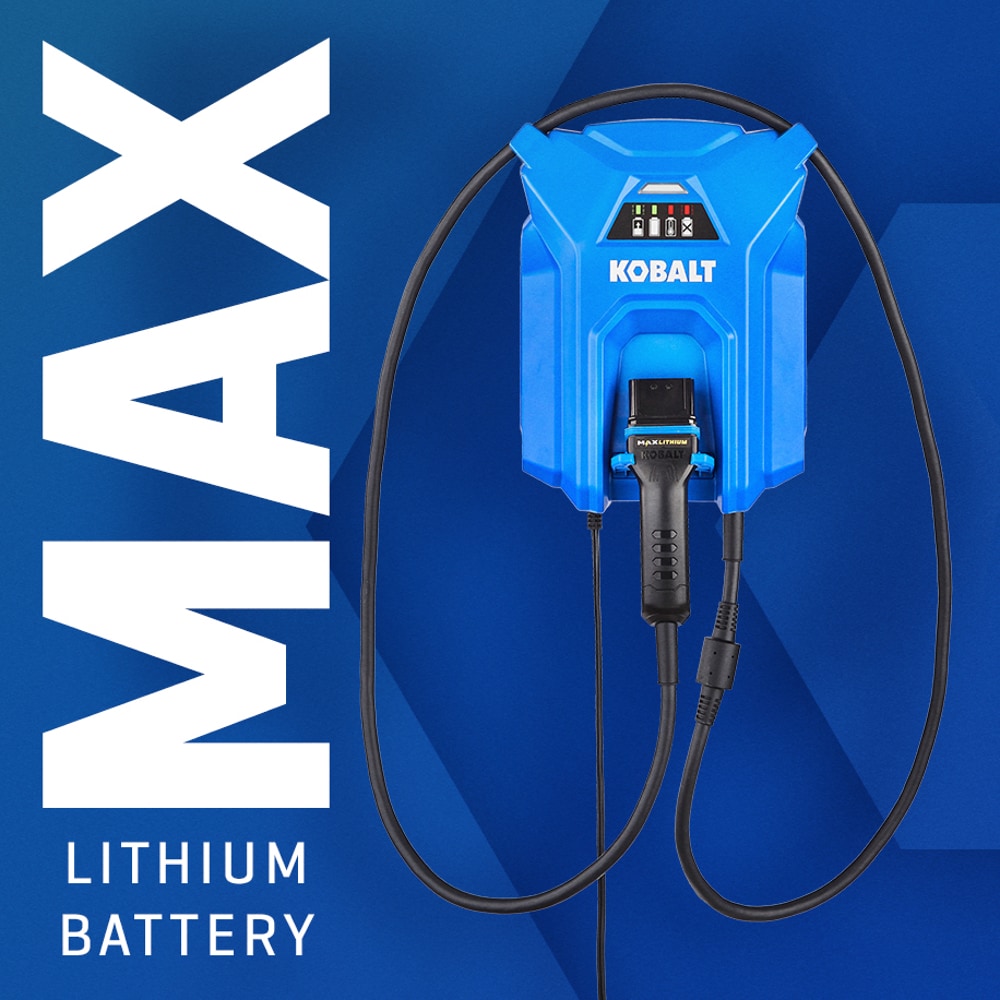 Kobalt MAX-Lithium Tractor 42-in 52-volt Lithium ion Electric Riding lawn mower with ( 1 ) 40 Ah Batteries ( Charger Included )