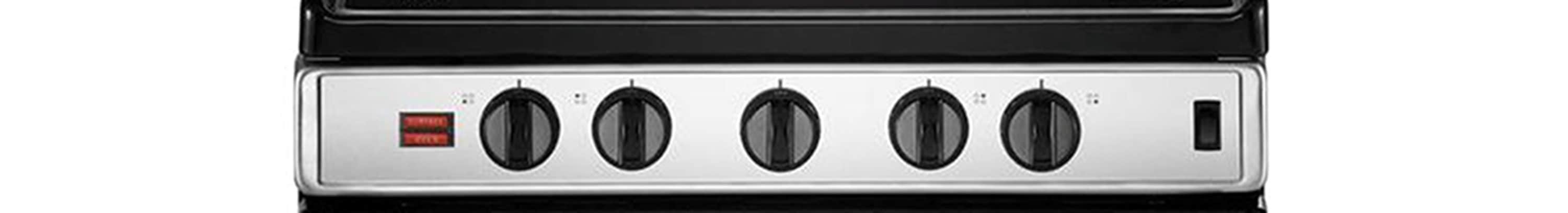Whirlpool 24-in Glass Top 4 burners 2.96-cu ft Freestanding Electric Range ( Stainless steel )