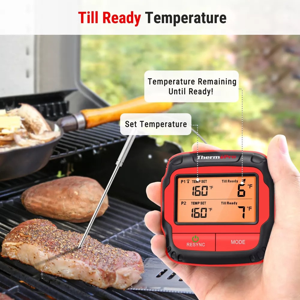 ThermoPro TP828W Long 1000-Ft. Range Digital Leave-in Meat Thermometer