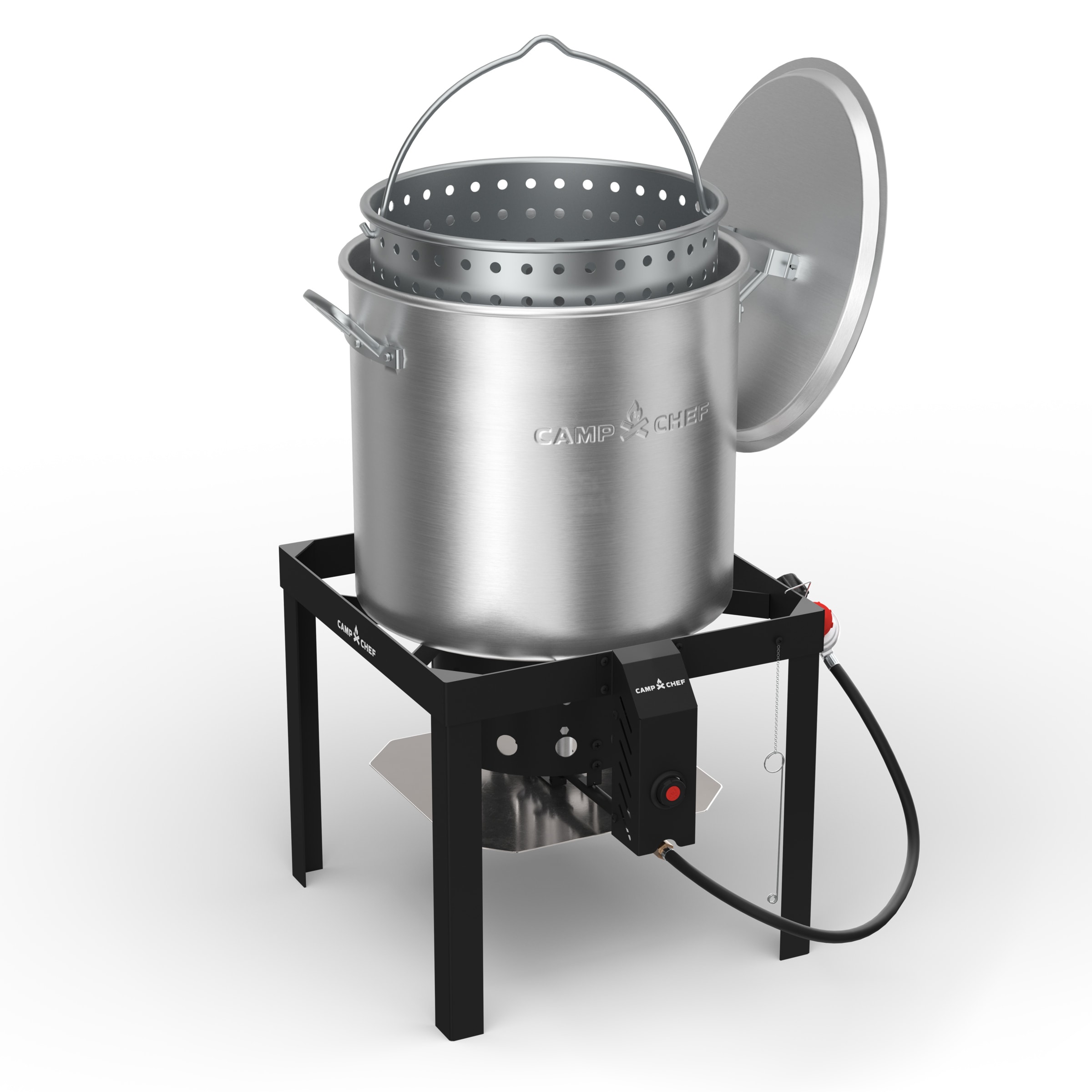 Camp Chef 60-qt Boil Pot with 1 -Burner Propane Electronic Stainless steel Jet cooker