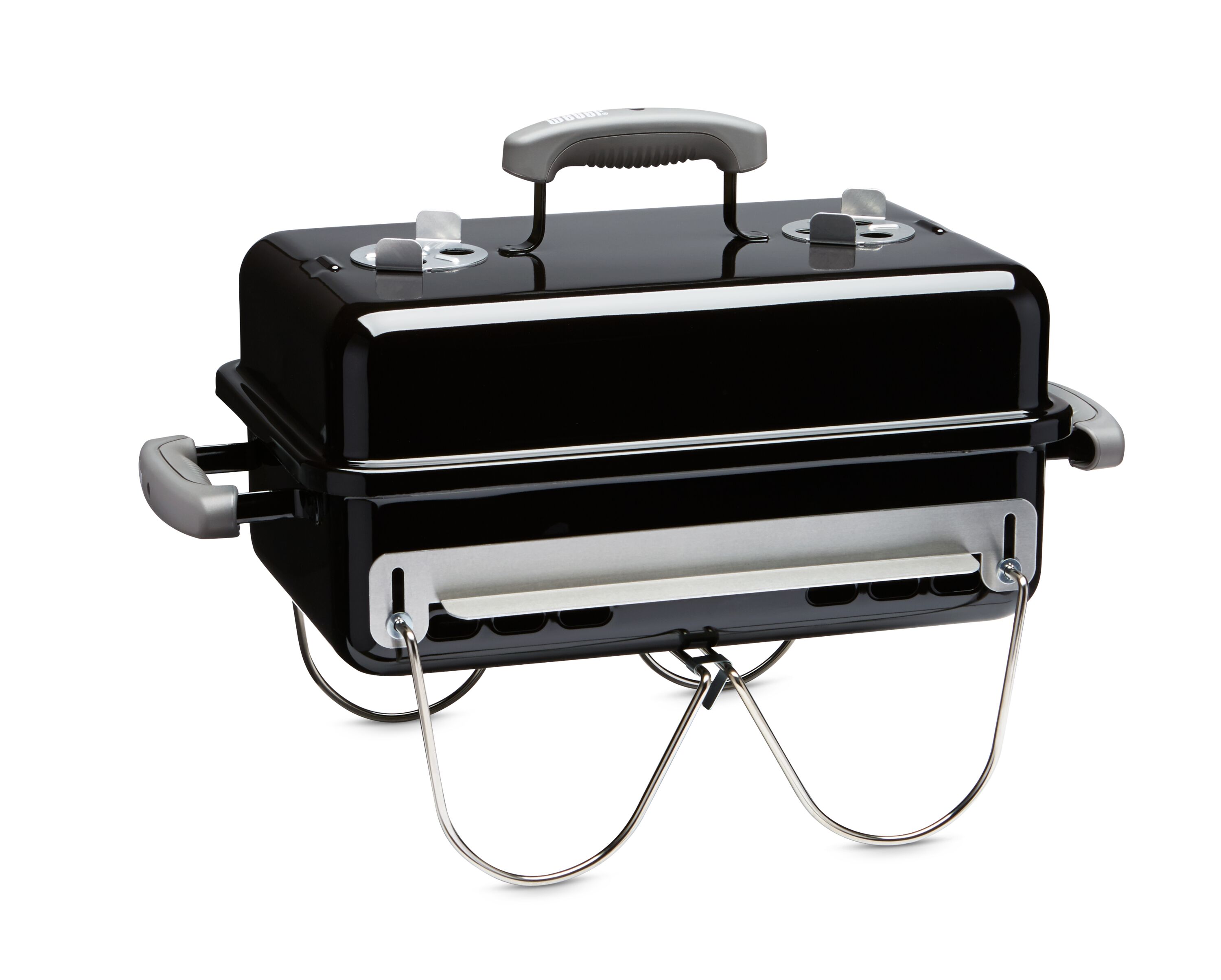 Weber Go anywhere Split Grate Charcoal Grill 19-in W Black Charcoal Grill