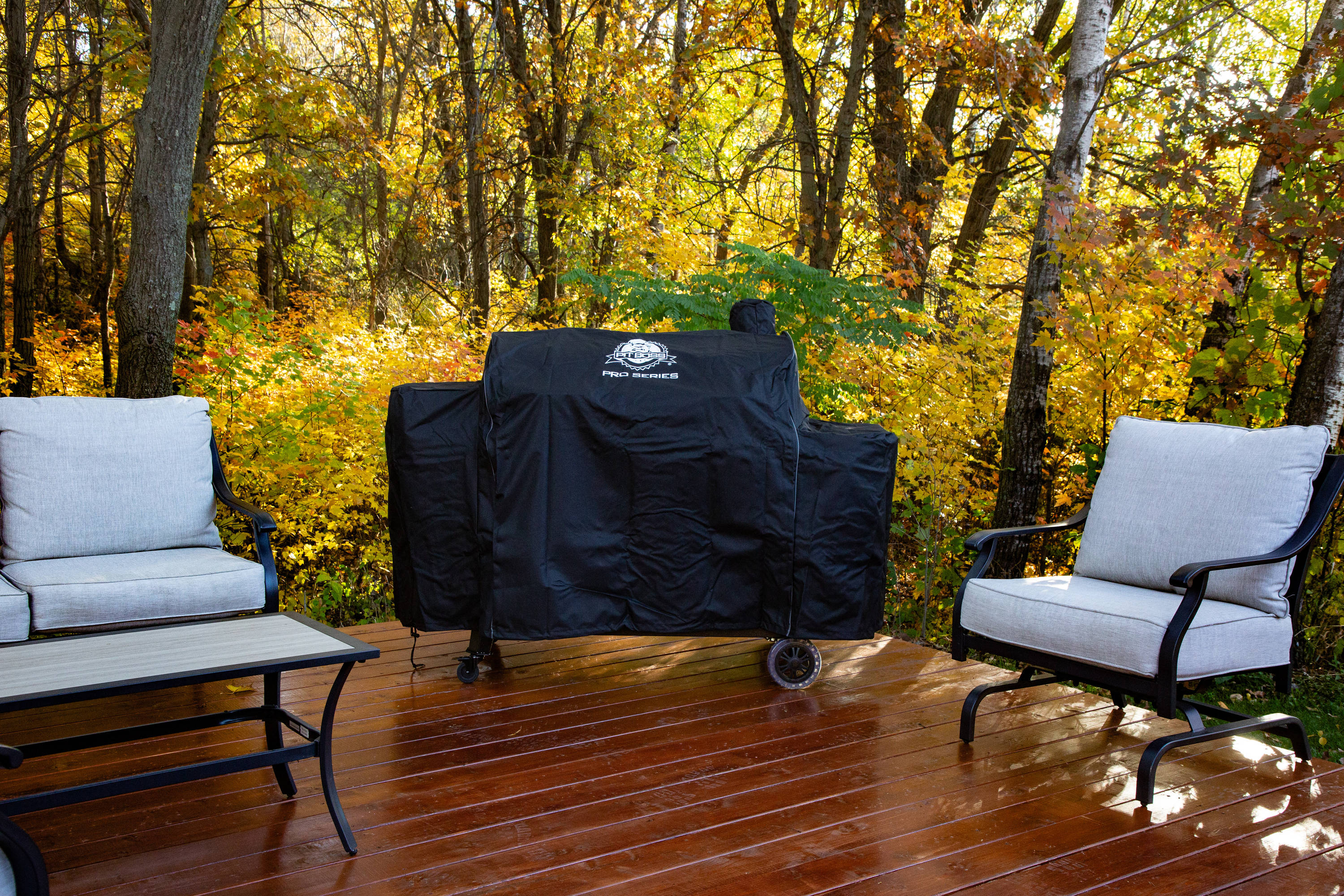 Pit Boss Pro 1100 Combo 70-in W x 55-in H Black Pellet grill Cover