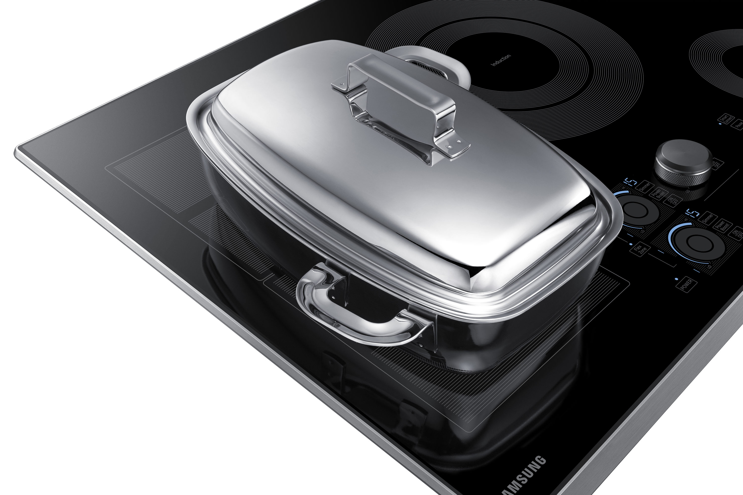 Samsung Premium Plus 30-in 5 burners Stainless steel Induction Cooktop