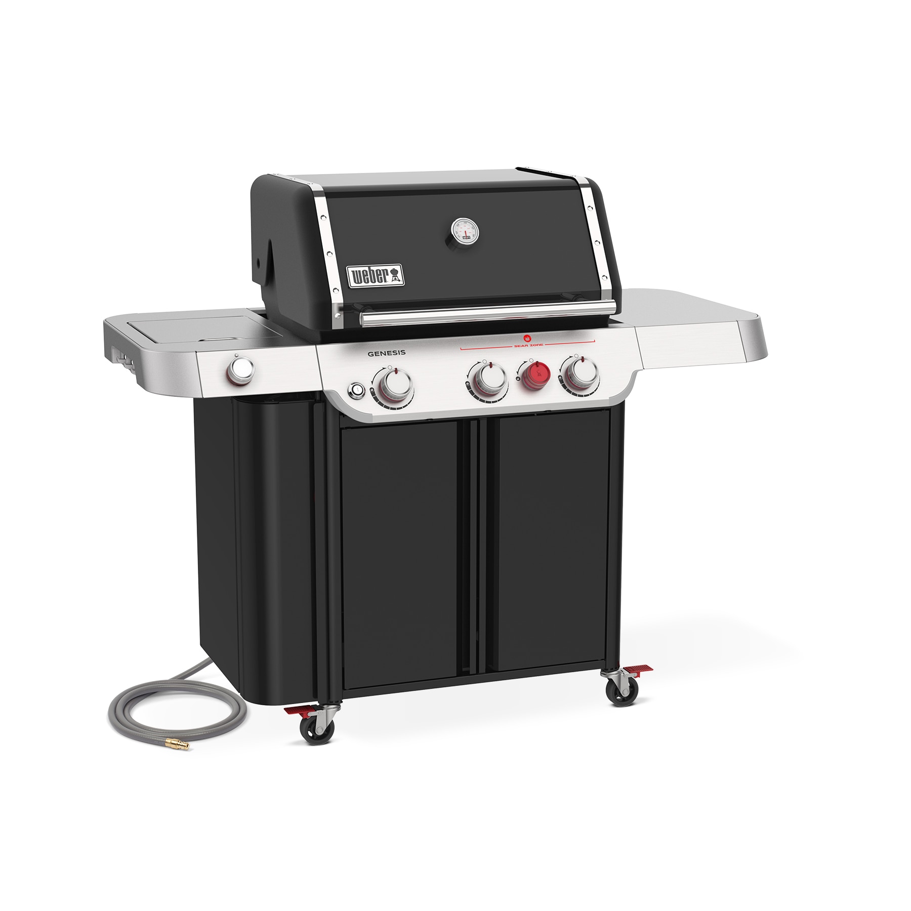 Weber Genesis E-335 Black 3 -Burner Natural Gas Grill 1 -Side Burner