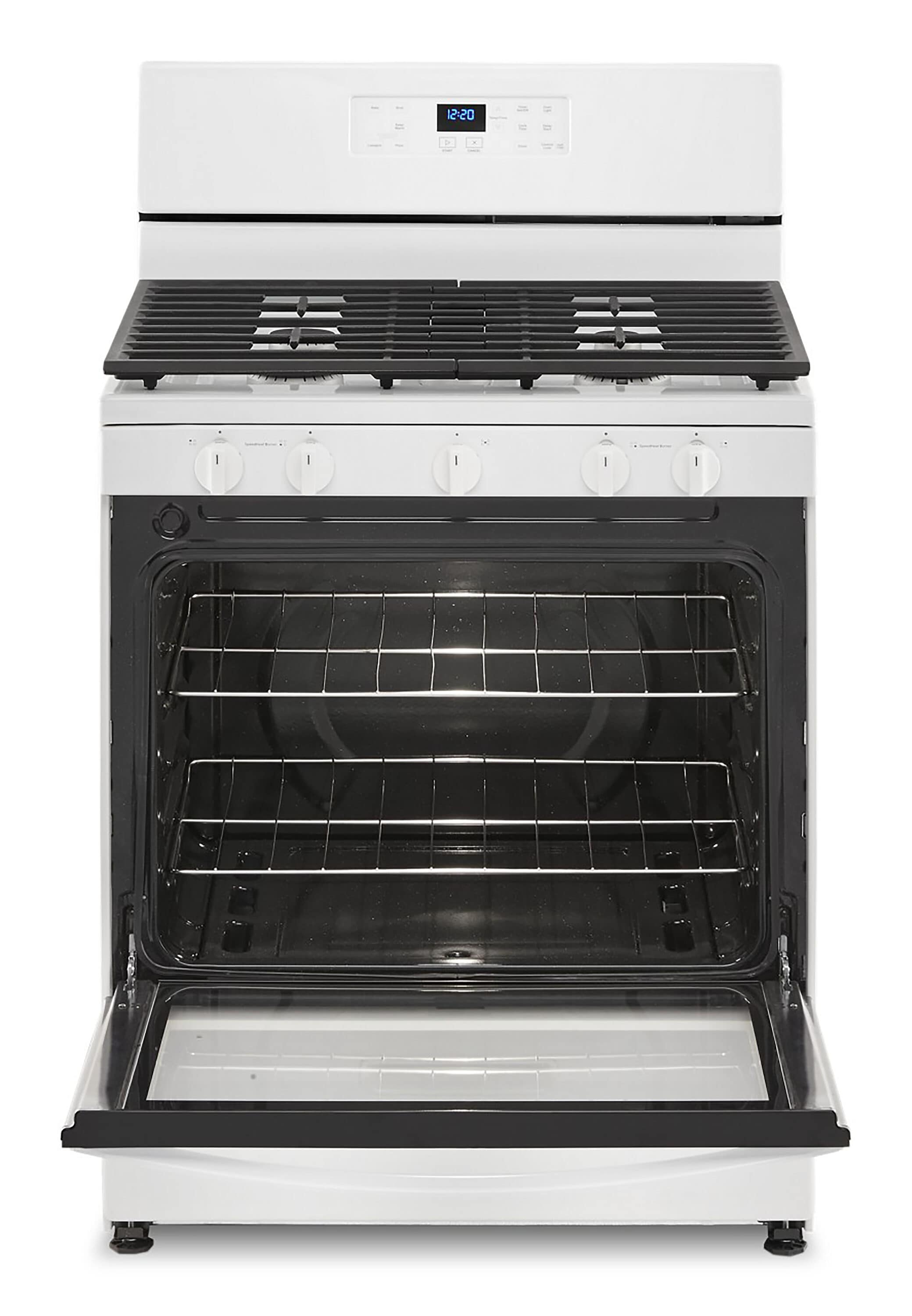 Whirlpool 30-in 5 burners 5.1-cu ft Freestanding Natural Gas Range ( White )