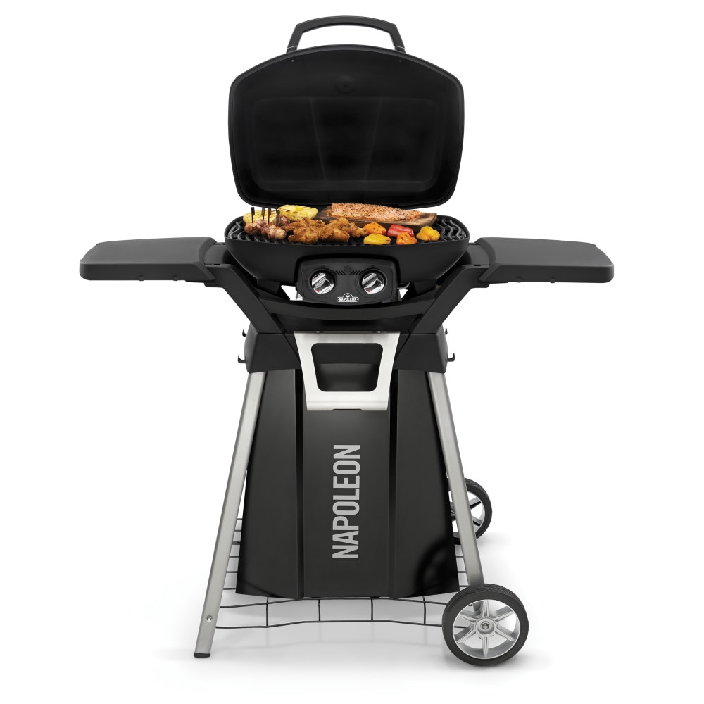 NAPOLEON TravelQ PRO 285 Portable Grills Black Steel Grill stand