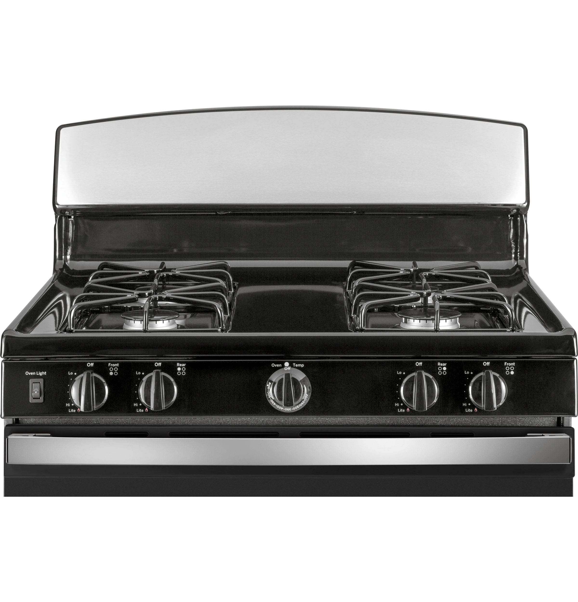 GE 30-in 4 burners 4.8-cu ft Freestanding Natural Gas Range ( Stainless Steel )