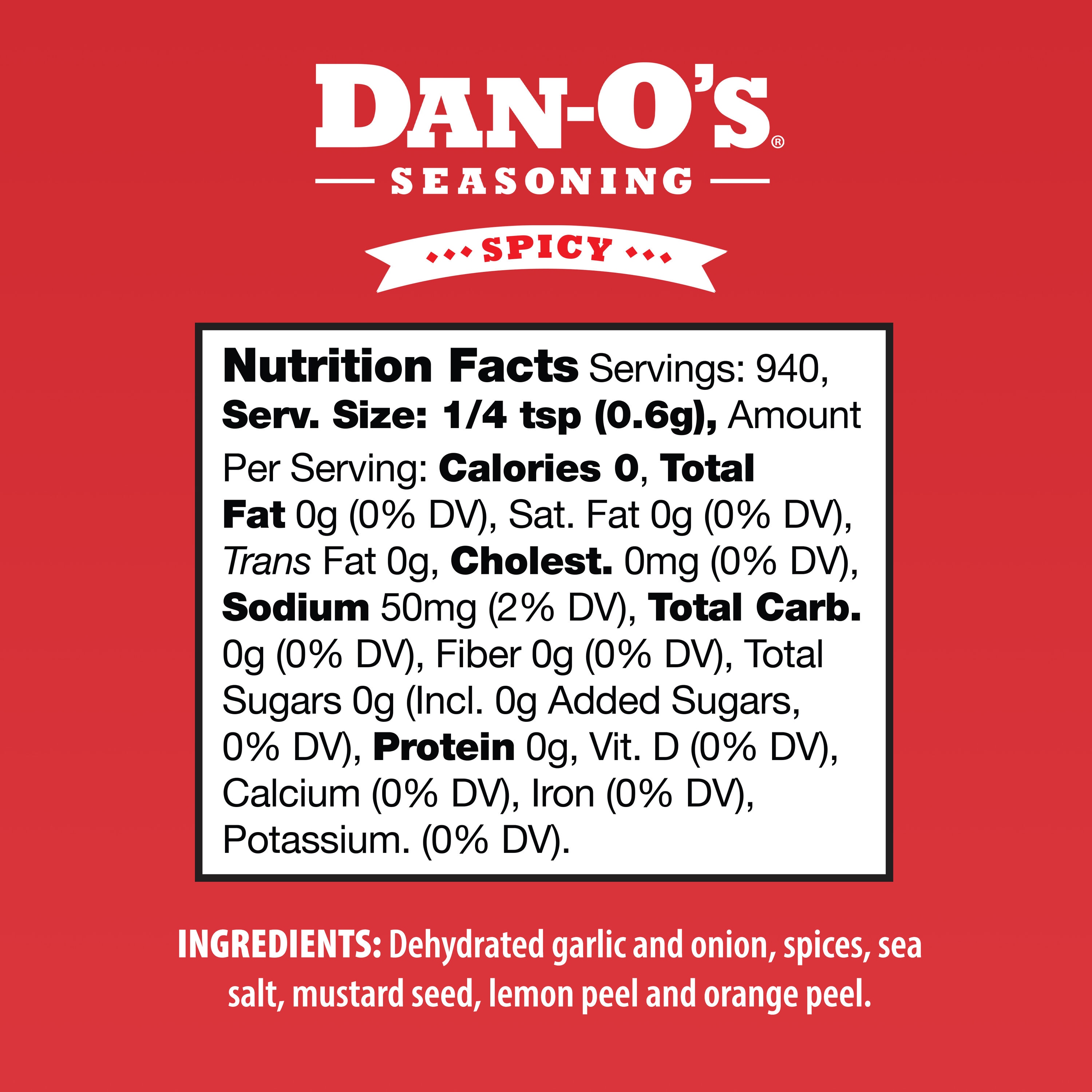 Dan-O's Seasoning 20-oz Spicy Seasoning blend