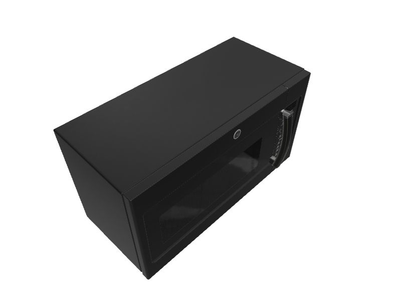 GE 1 9 cu ft Over the Range Microwave with Sensor Cooking Fingerprint Resistant Black Slate