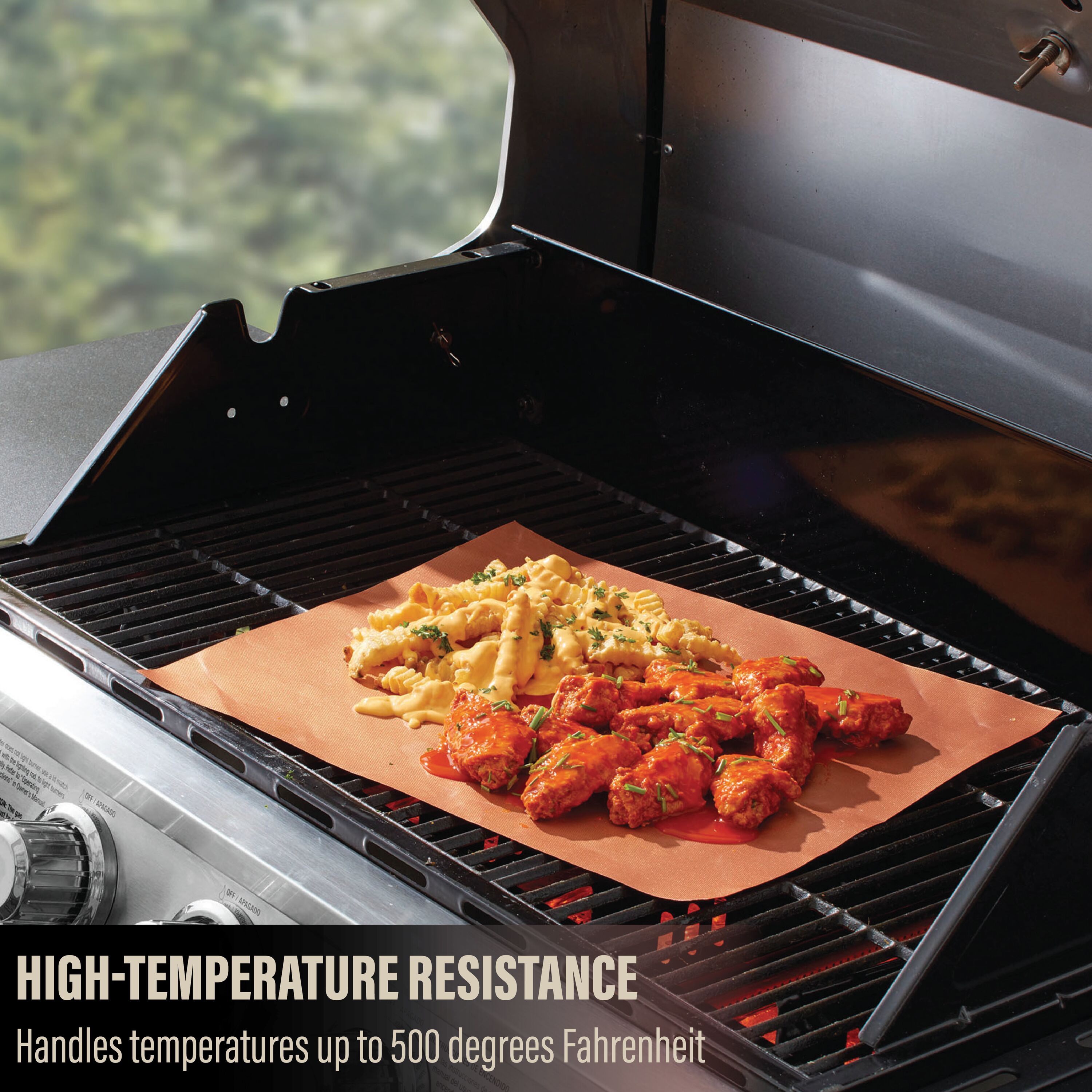 Master Forge 2 -Pack Plastic Non-Stick Grill sheet(s)