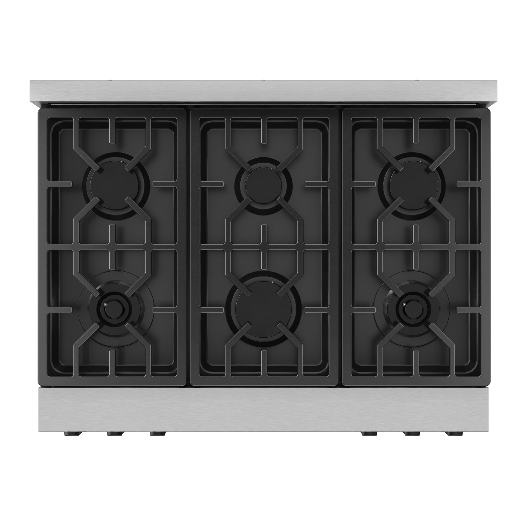 Thor Kitchen Gordon Ramsay Series 36-in 6 burners 6-cu ft Air Fry Convection Oven Freestanding Natural Gas Range ( Stainless Steel with Black Accents )