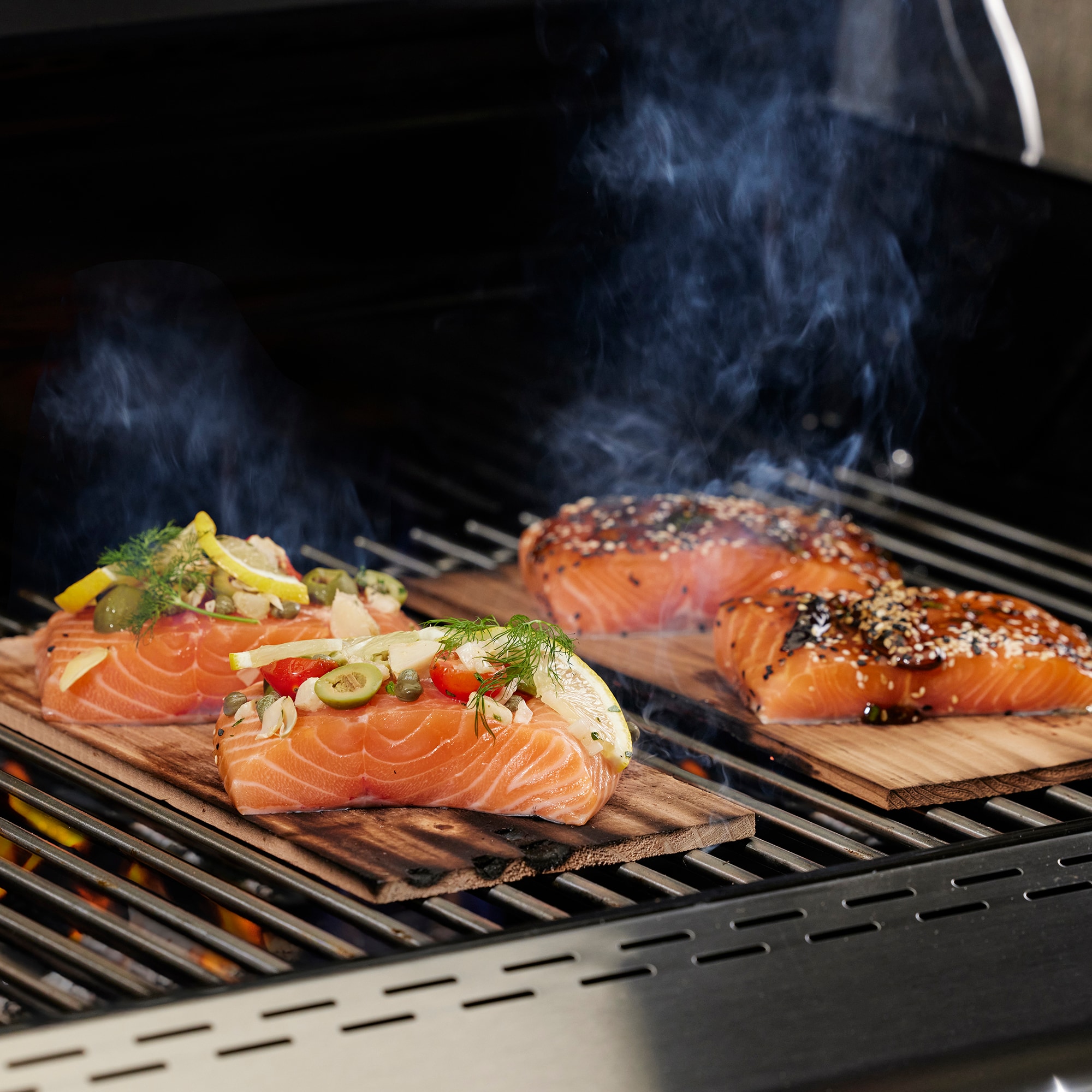 Master Forge 2 -Pack 5.5-in x 11.75-in Cedar Grilling Plank