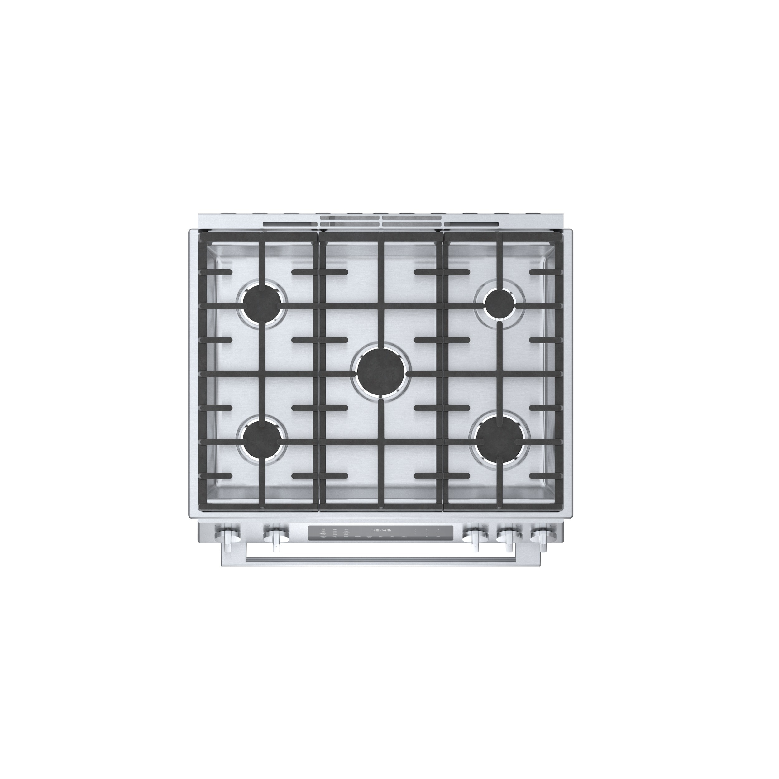 Bosch 800 Deep Recessed 5 Burners Self Cleaning True Convection Stainless Steel Common 30 in Actual 31 5 in