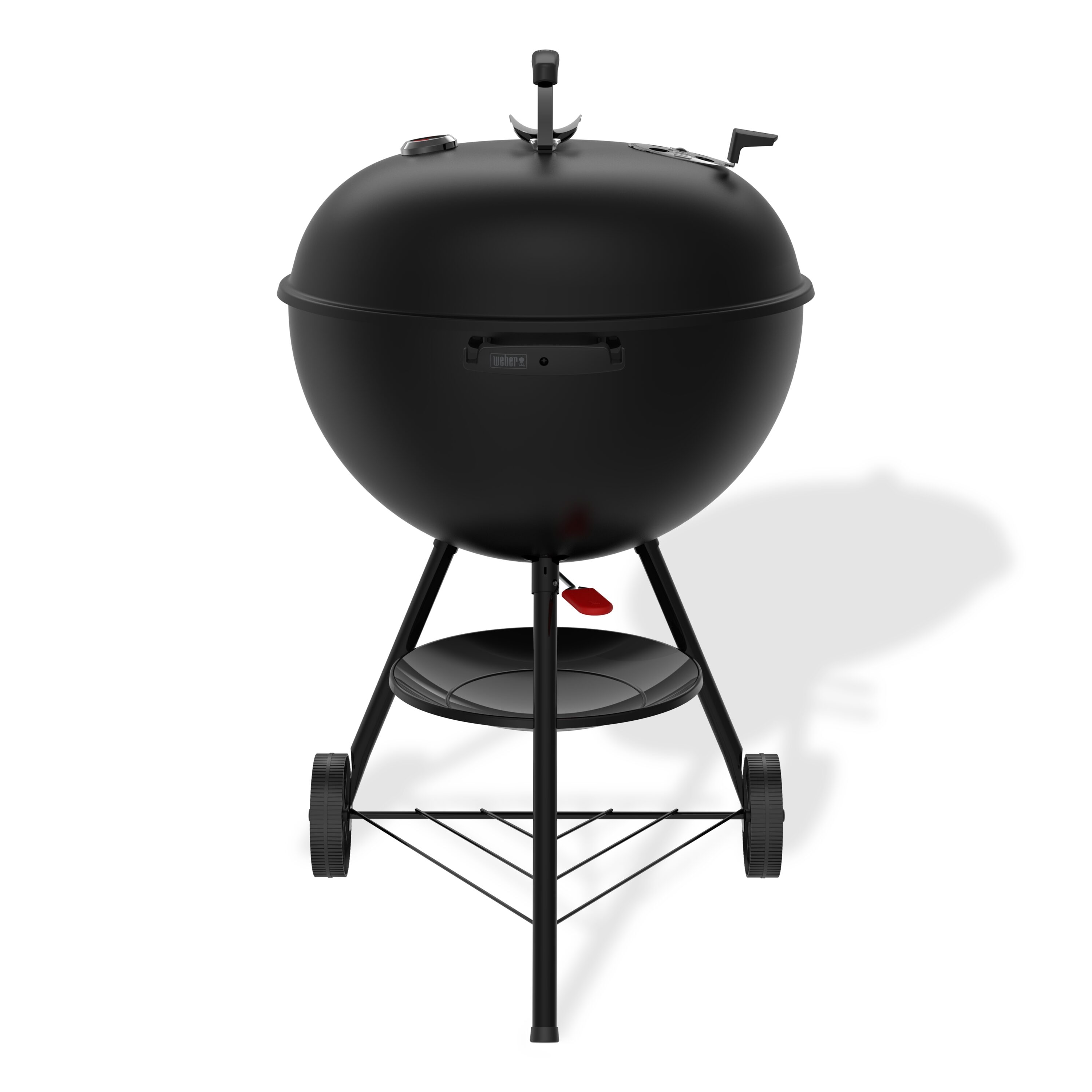 Weber Original Kettle Stealth 22-in W Matte Black Kettle Charcoal Grill