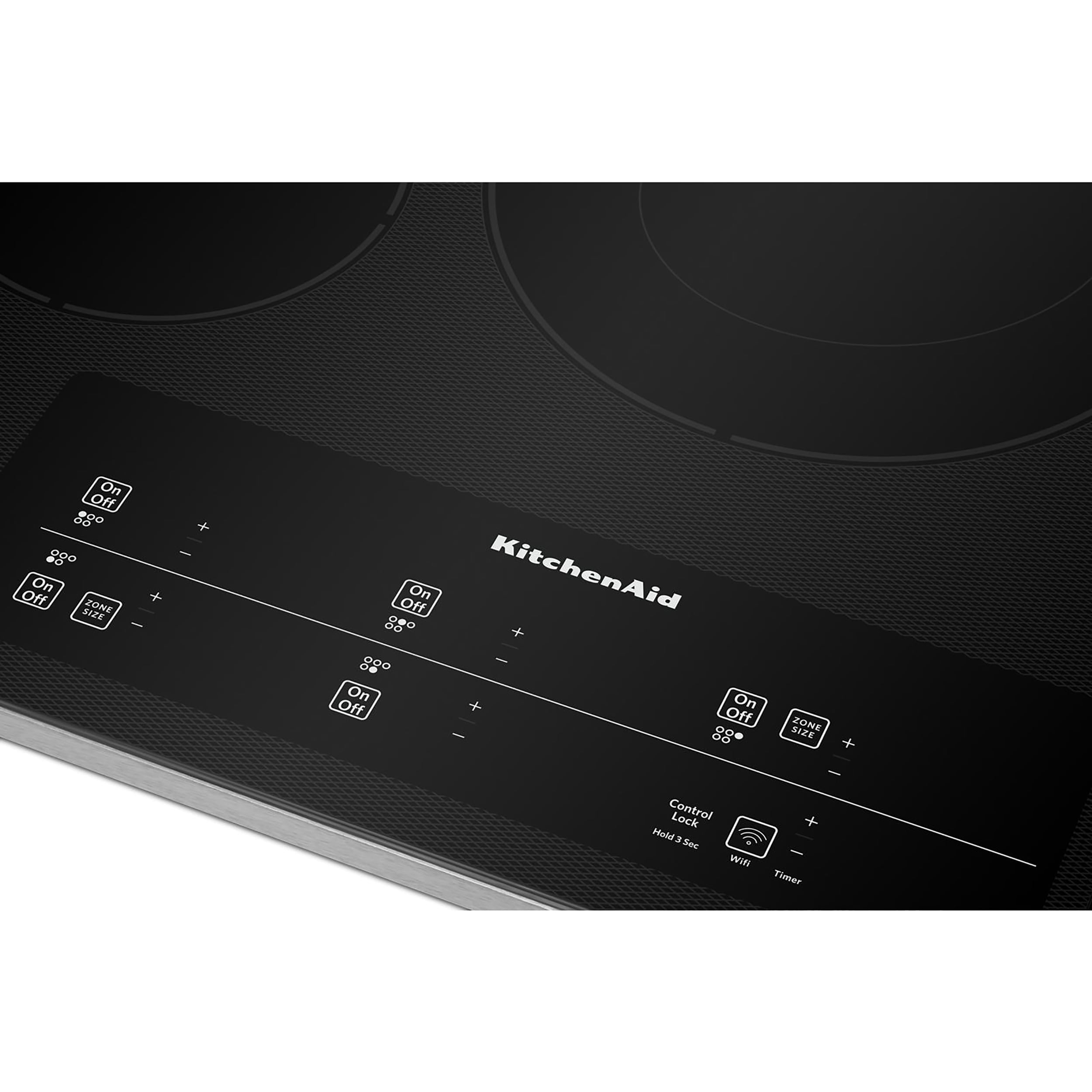 KitchenAid 36-in 5 burners Smooth Surface (Radiant) Stainless steel Electric Cooktop