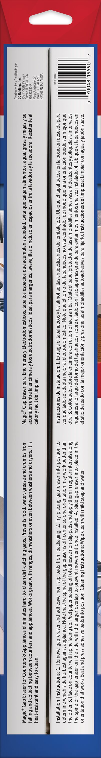 Magic Universal Gas and electric range Counter gap cover ( Aluminum )