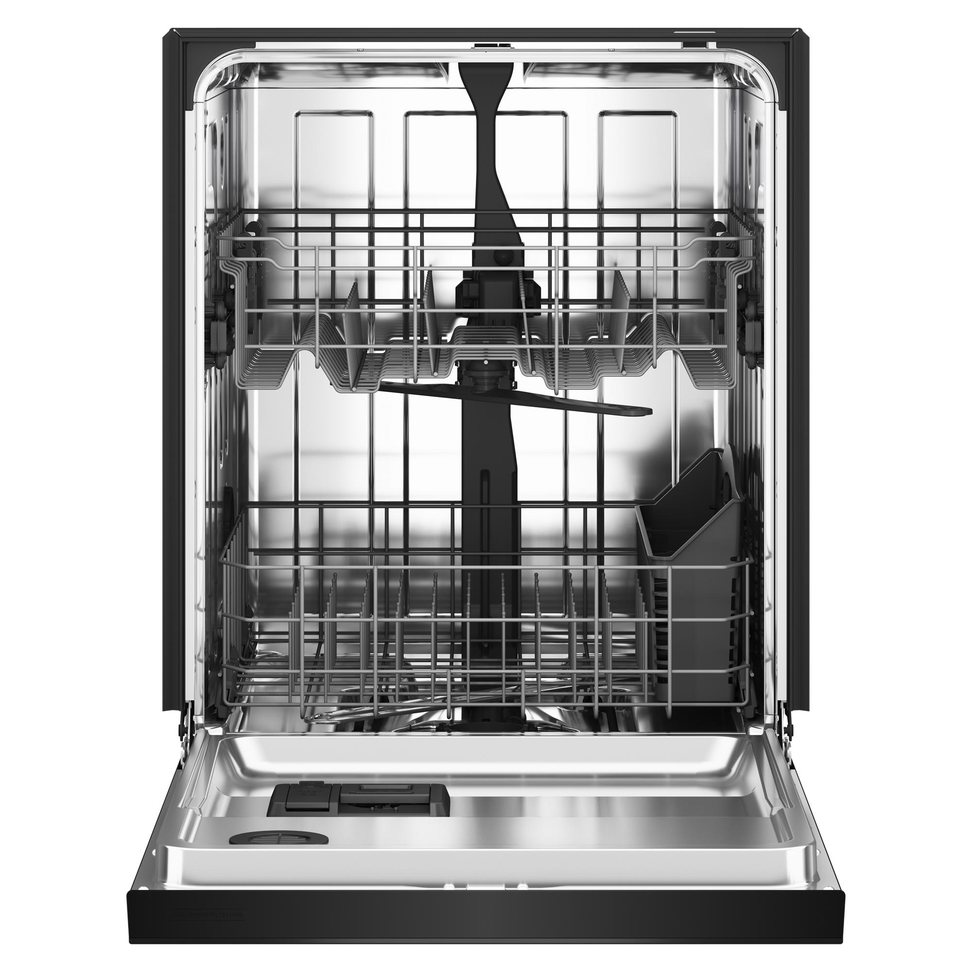 Maytag PowerBlast cycle 24 in Top Control Built in Dishwasher Black 50 Decibel Very Quiet Sound Level