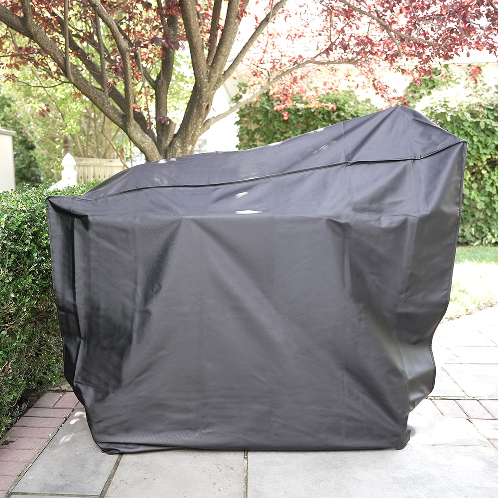 Universal Medium Charcoal Smoker 52-Inches W x 45-Inches H Black Pellet grill Cover
