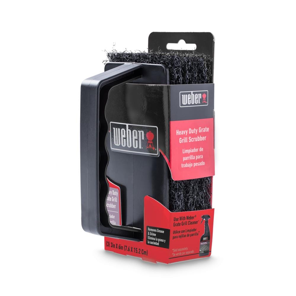 Weber Grill scouring pad with 6-in