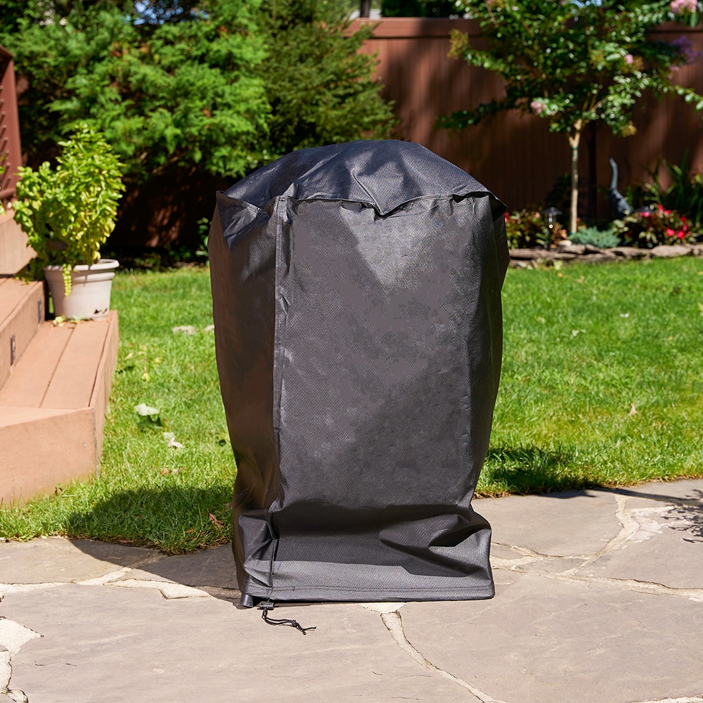 Master Forge Universal Vertical Smoker Kettle 27.50-in W x 35-in H Black Charcoal grill Cover