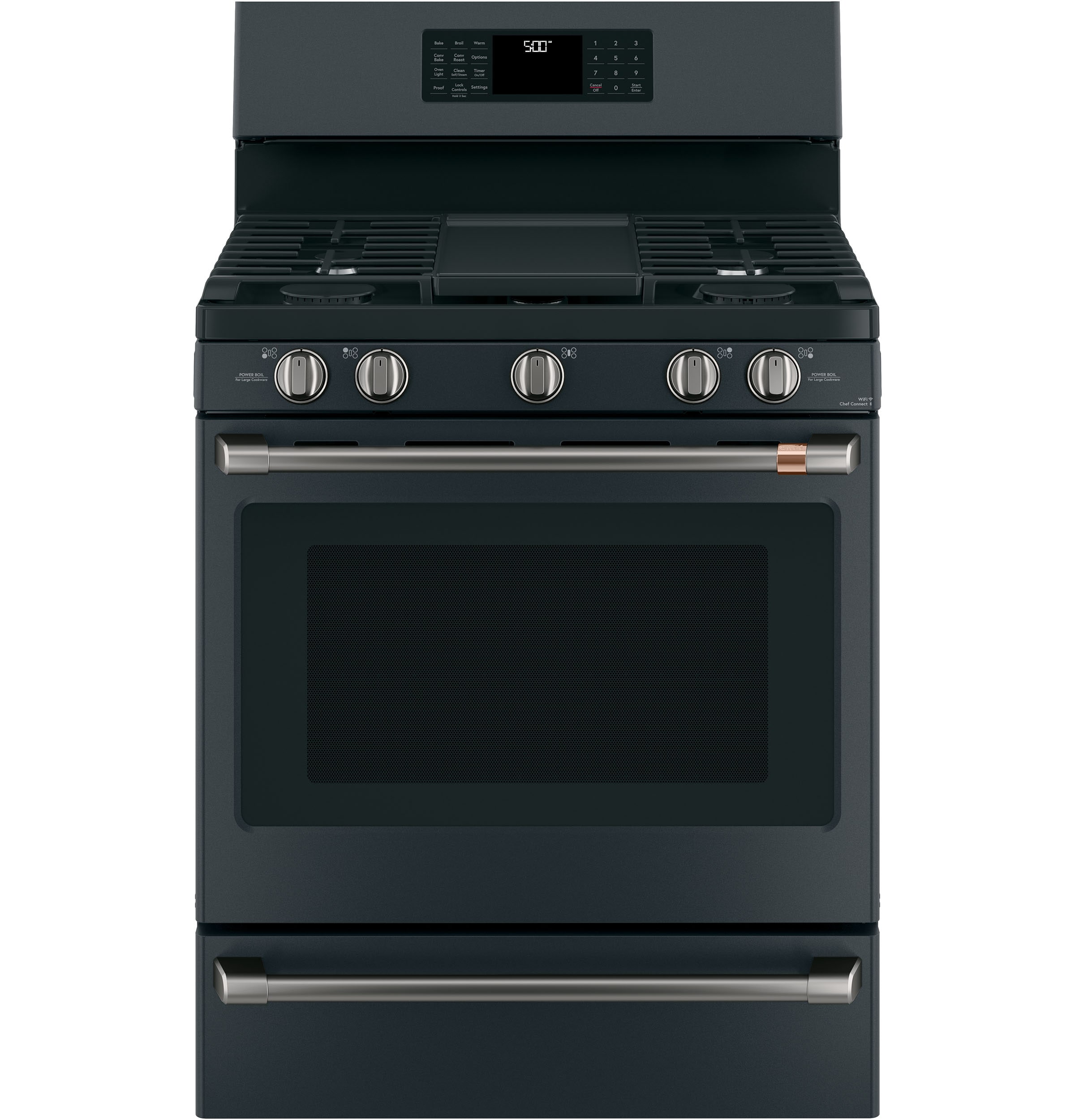 Cafe 30-in Gas range Handle and knob kit ( Brushed Black )