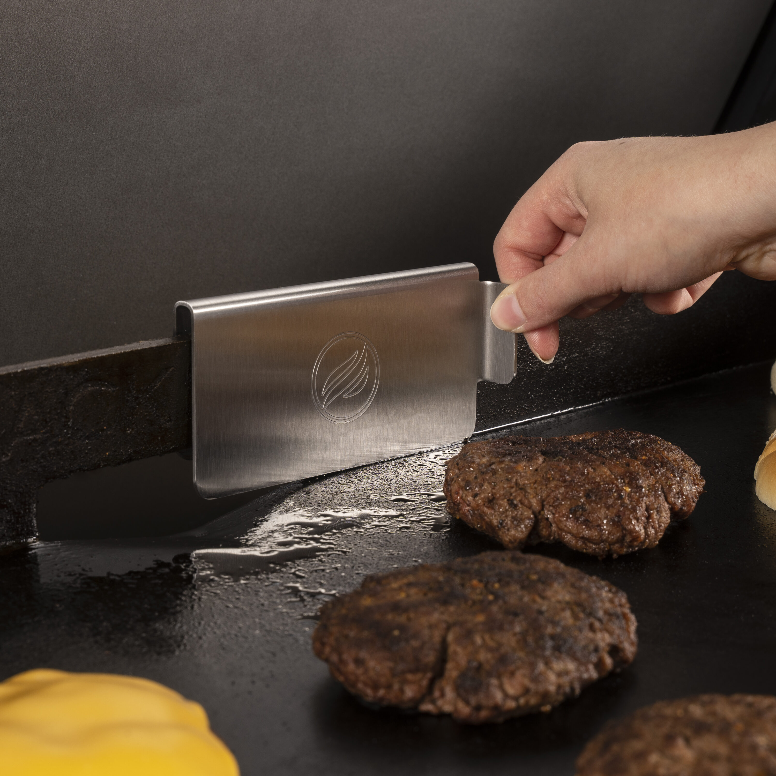 Blackstone Magnetic Hooks and Grease Gate Combo 5 -Piece Stainless steel Tool set