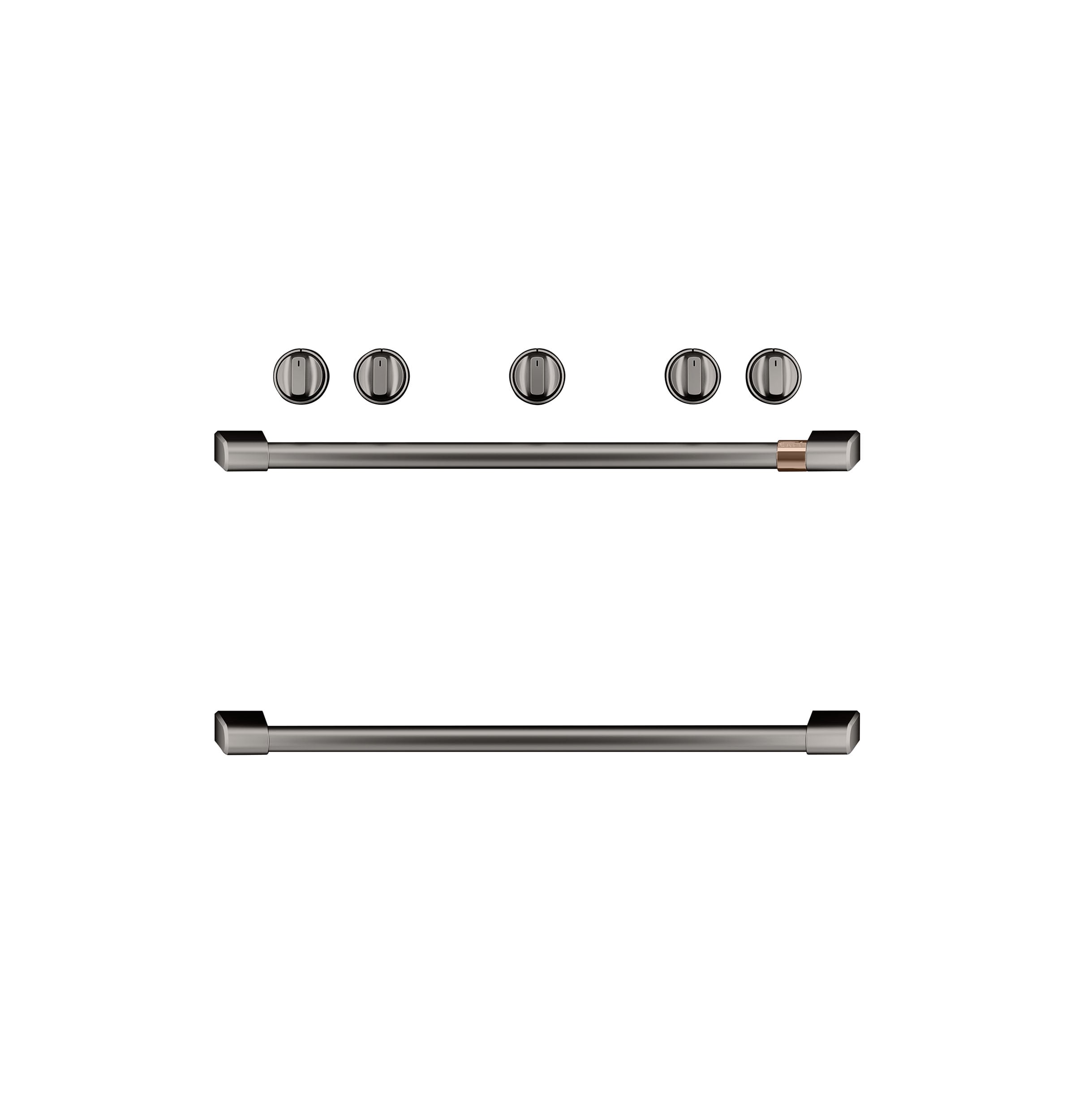 Cafe 30-in Gas range Handle and knob kit ( Brushed Black )